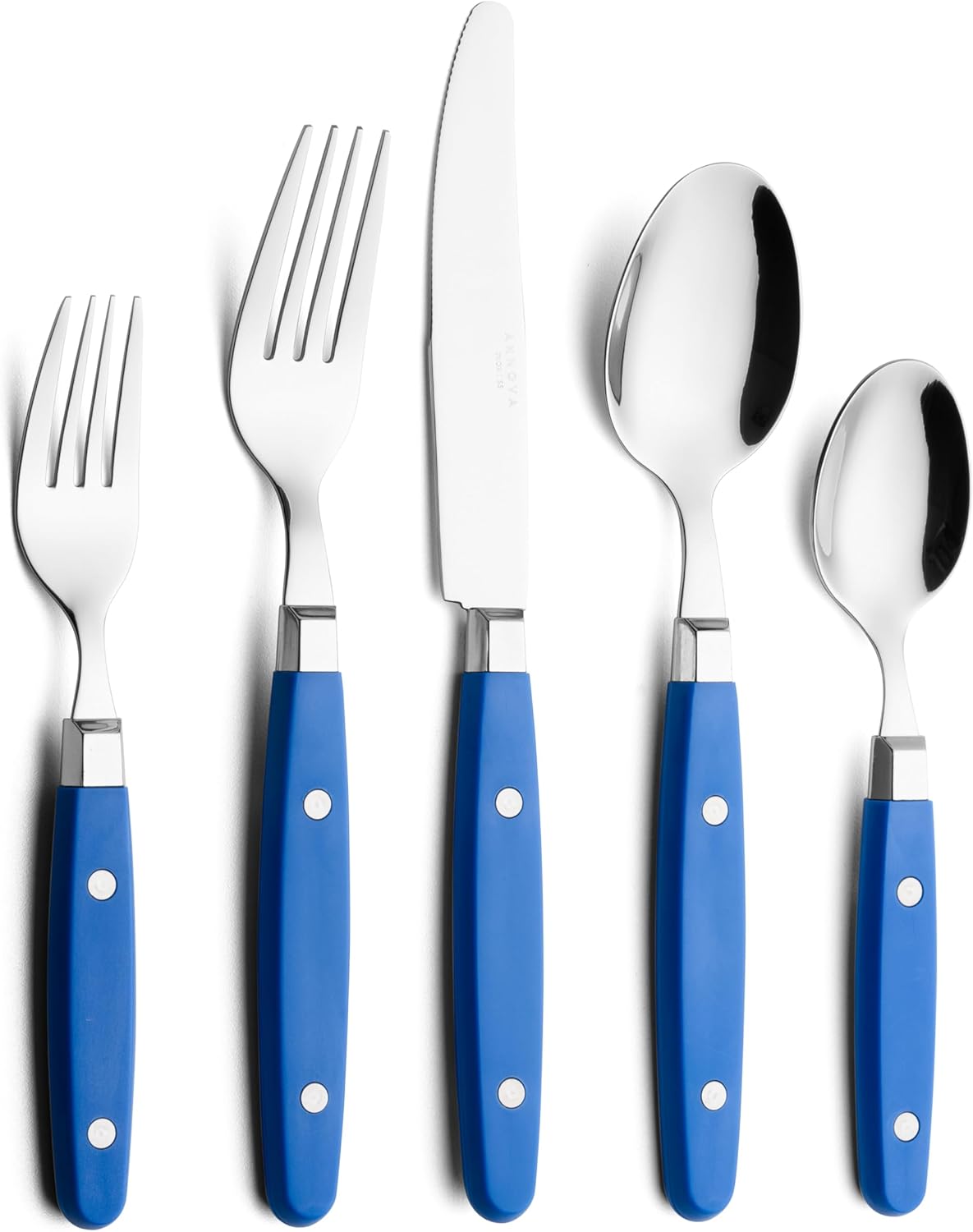 ANNOVA Colorful Stainless Steel Flatware Set for Elegant Dining