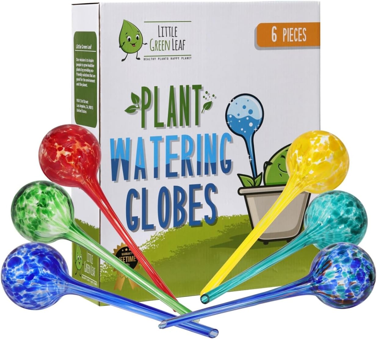 LGL Plant Watering Globes - Automatic Self Watering Spikes