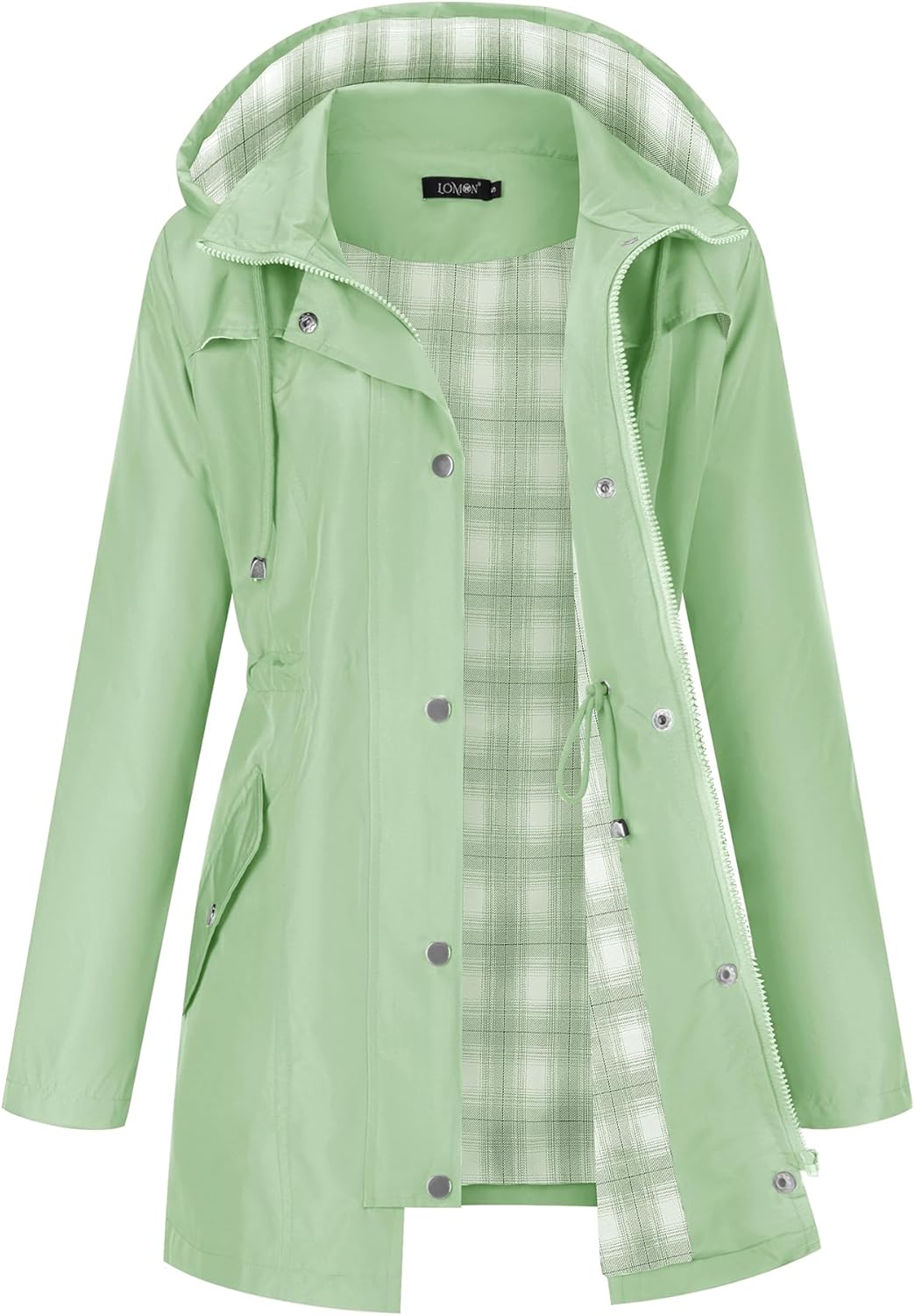 LOMON Women Waterproof Outdoor Hiking Raincoat for All Seasons