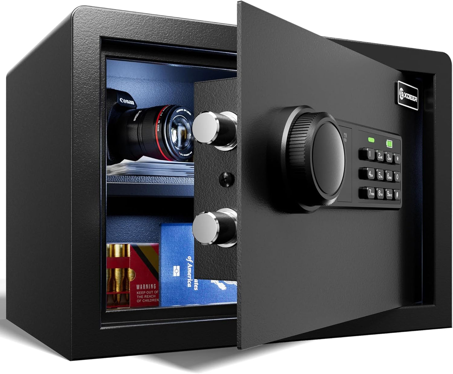 XDeer Biometric Safe Box for Quick Access and Security Needs
