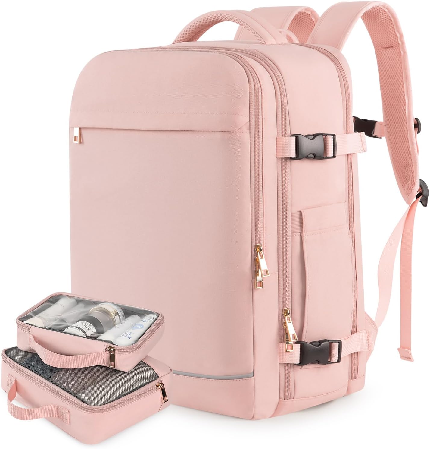 Large Travel Backpack for Women with Packing Cubes and USB Port