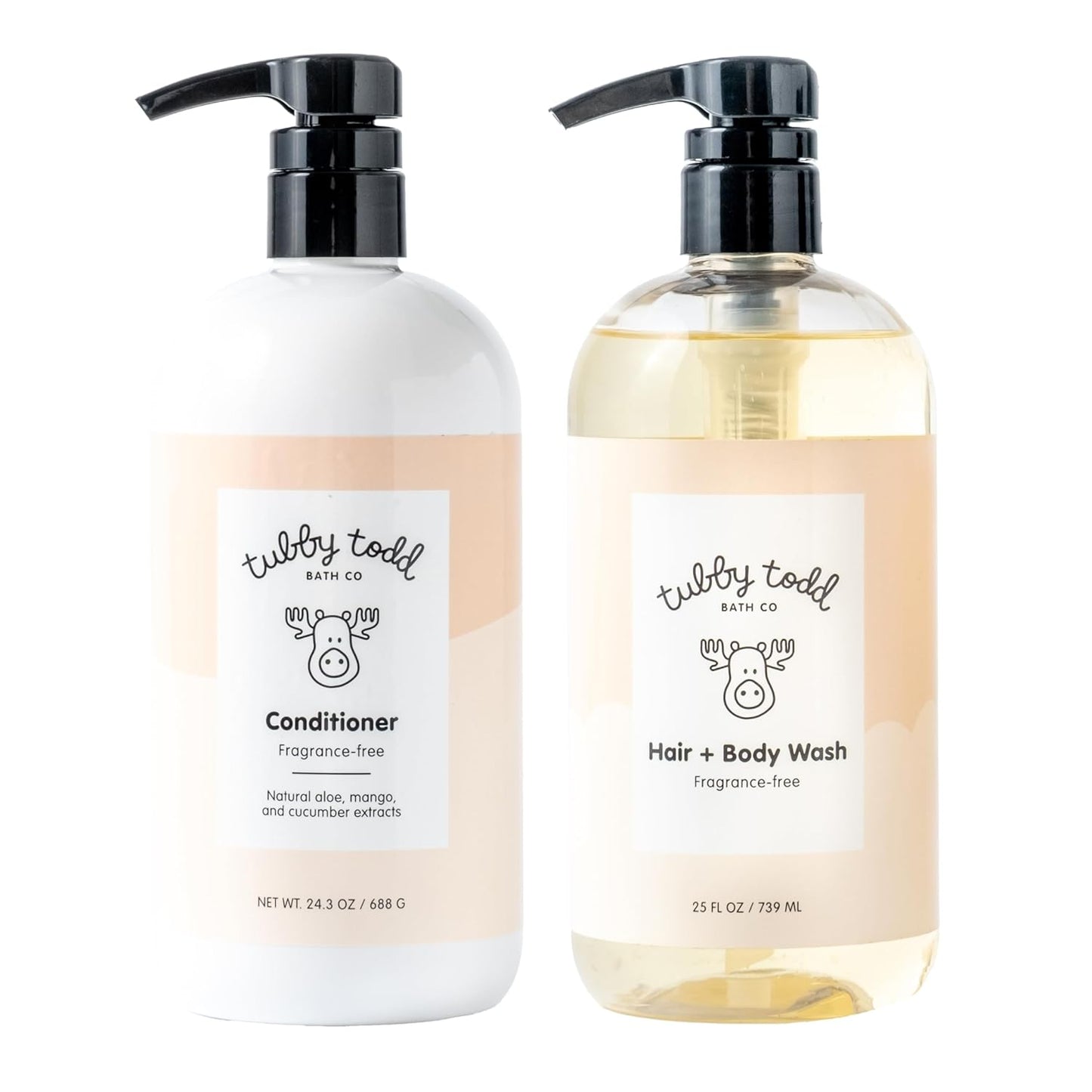 Gentle Baby Shampoo and Conditioner Set for Soft Hair Care