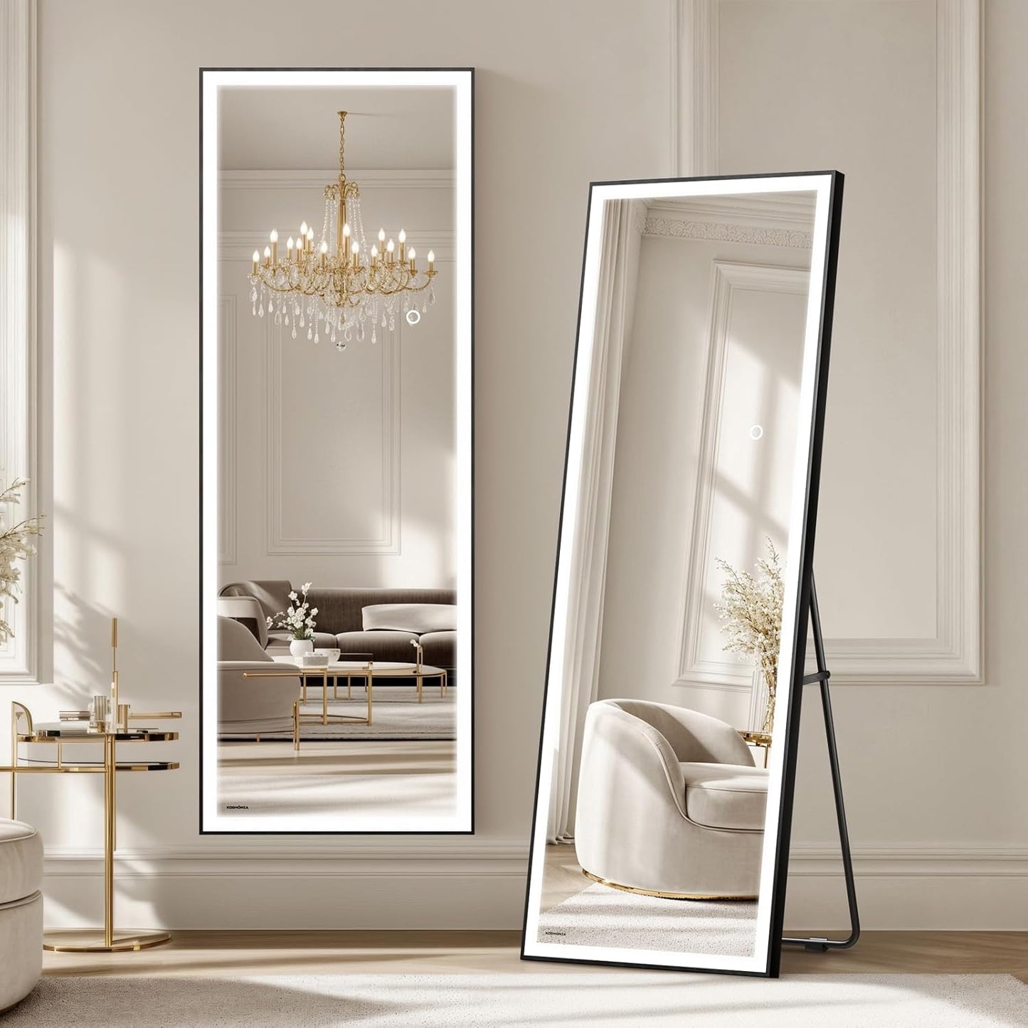 5618 LED Full Length Mirror with Lights for Bedroom & Bathroom