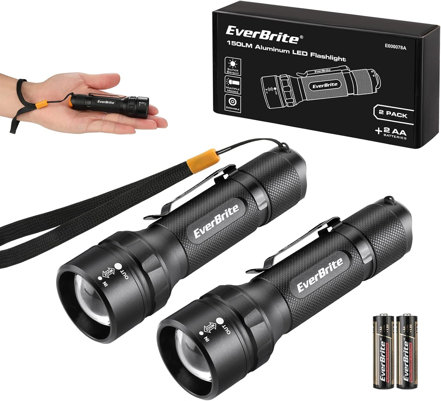 Compact Brightness: EverBrite Mini Flashlight
