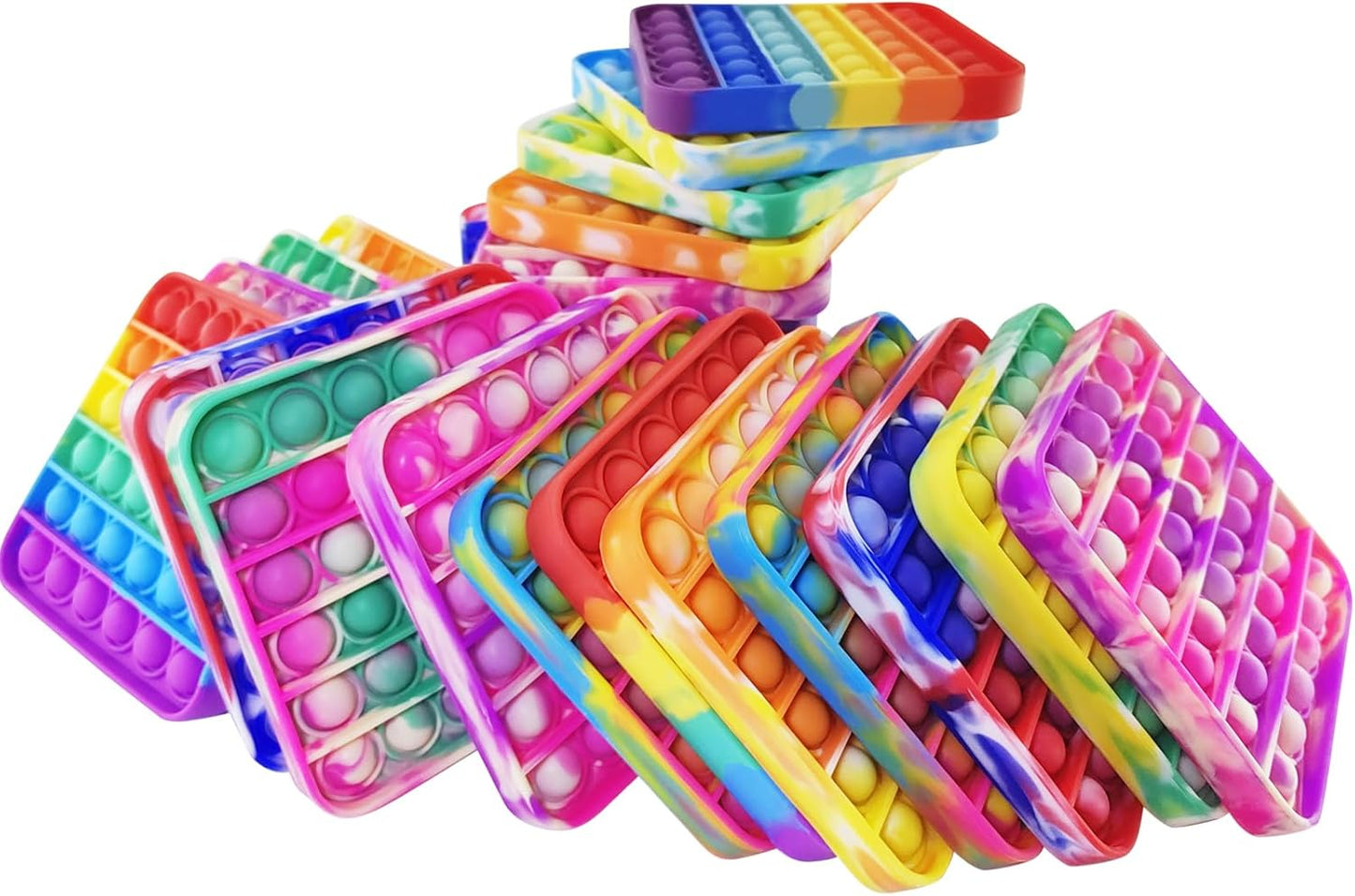 24 Pcs Pop Bubble Fidget Toys for Stress Relief and Fun