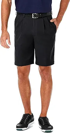 Haggar Men's Cool 18 Pro Stretch Expandable Waist Shorts Review