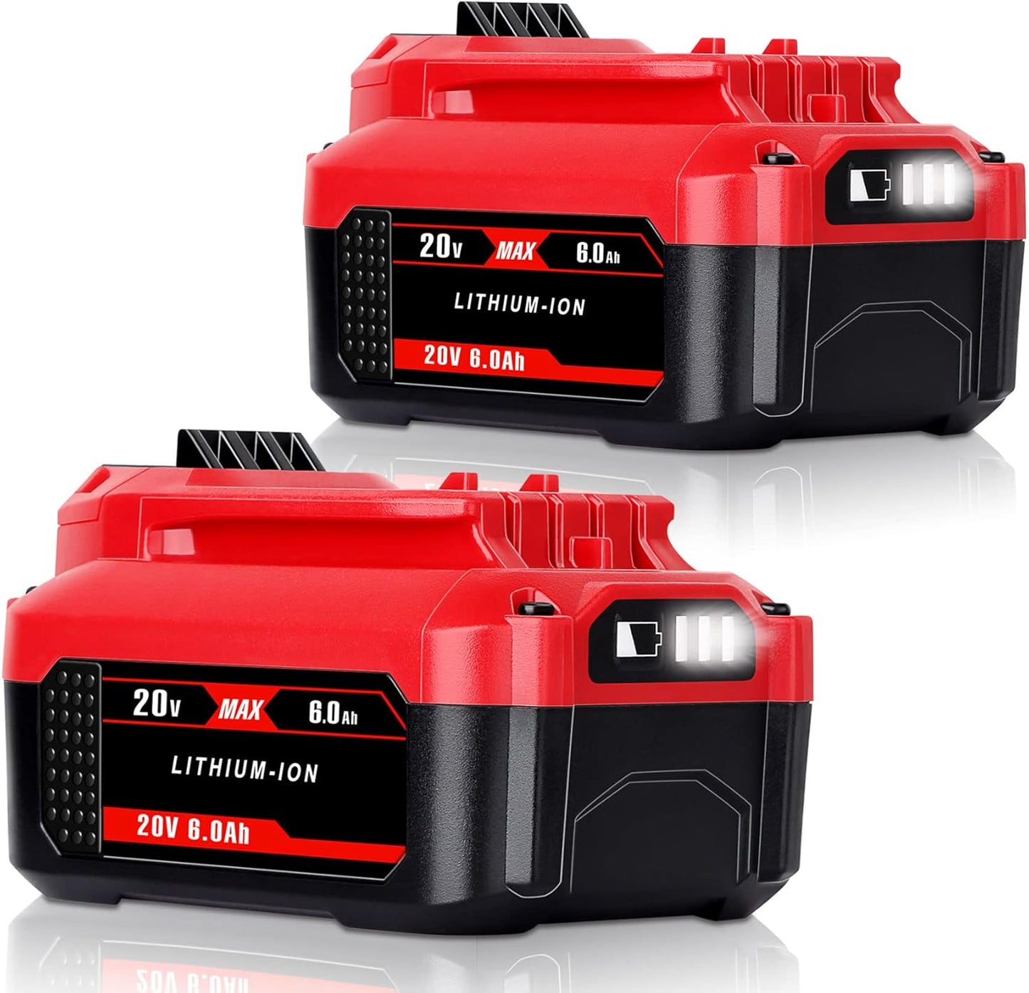 2PACK DSANKE CMCB204 6.0Ah 20V Lithium-ion Battery Replacement
