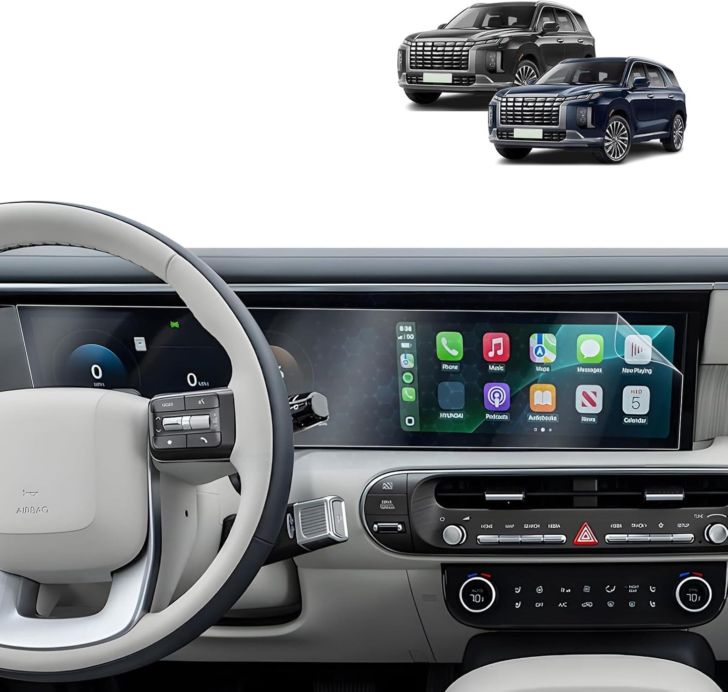 2026 Hyundai Palisade Screen Protector for 12.3-Inch Displays