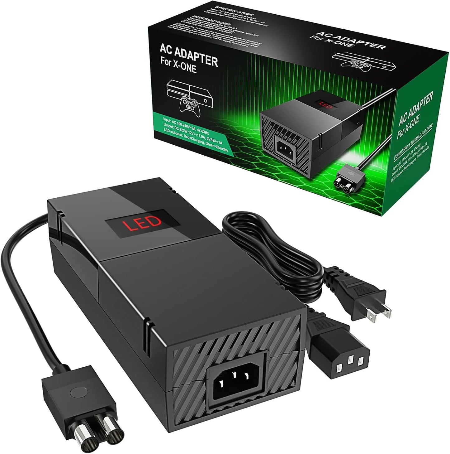 Xbox One Power Supply: YUDEG AC Adapter for Seamless Gaming