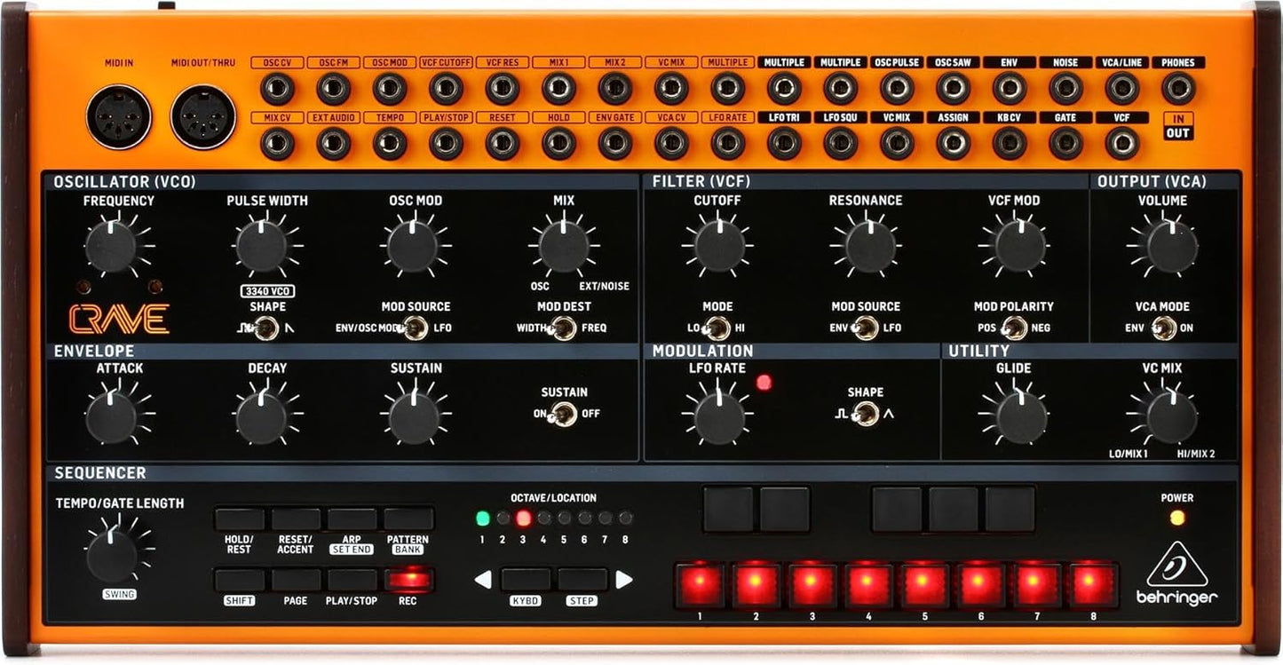 Behringer CRAVE Analog Semi-Modular Synthesizer Review