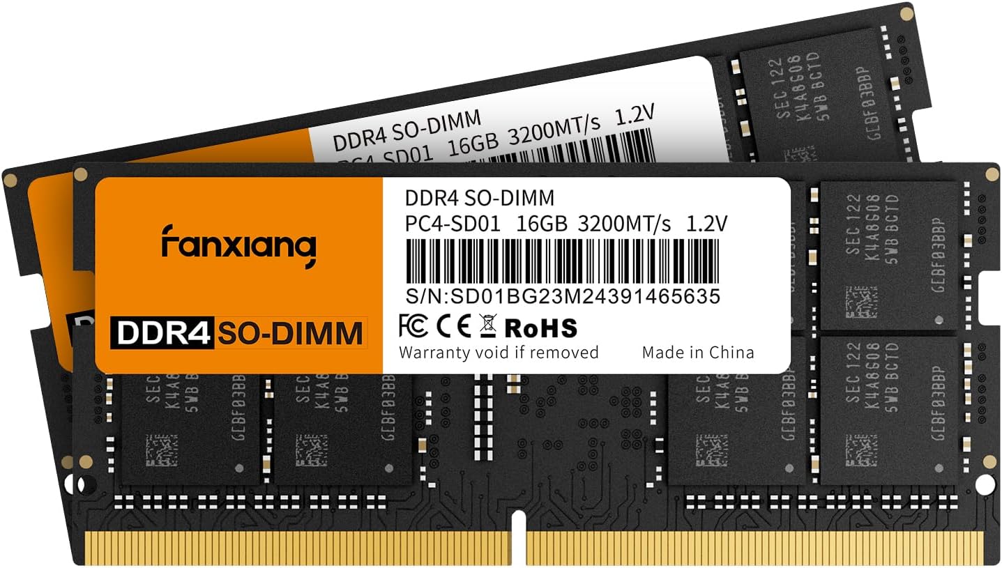 SODIMM DDR4 RAM 32GB Dual Channel for Gaming and Productivity