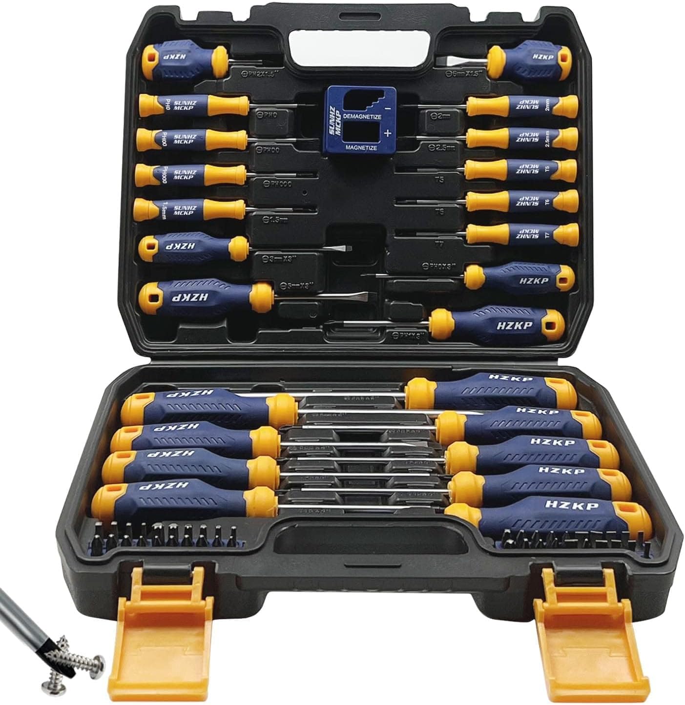 SUNHZMCKP Magnetic Screwdriver Set 66-Piece for All Projects