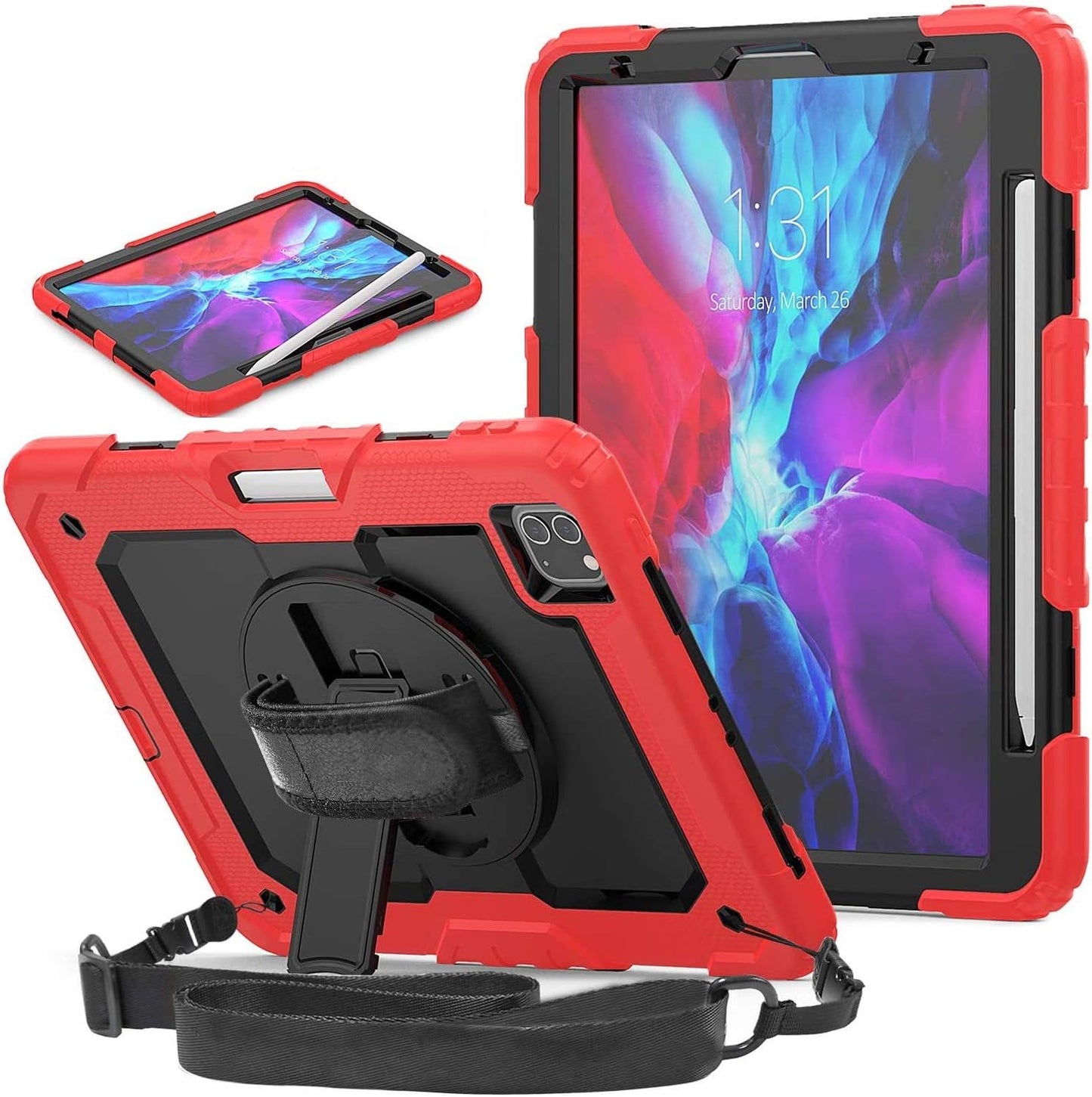 DuraSafe iPad PRO 11 Rugged Case with Kickstand and Strap
