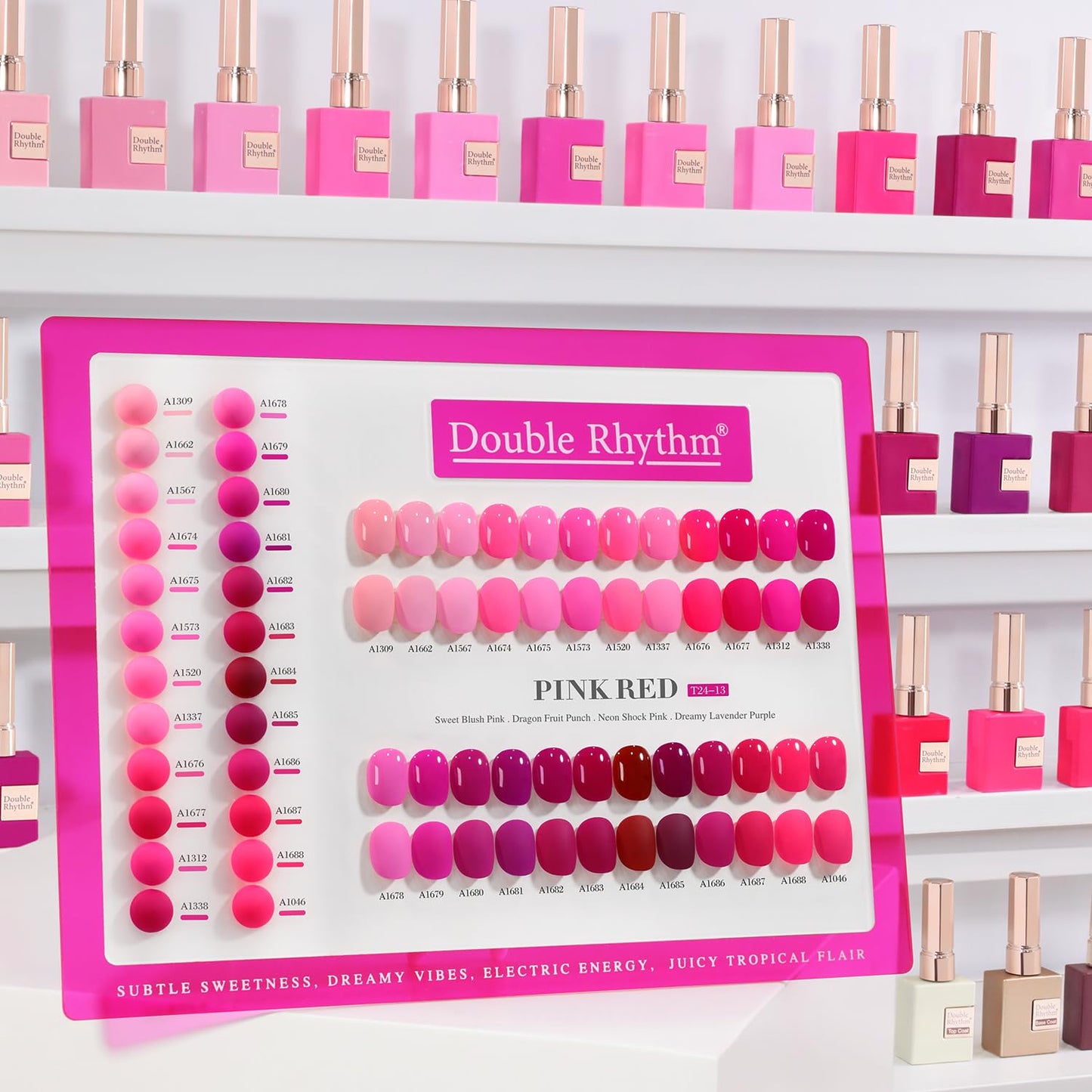 Double Rhythm 28Pcs Gel Nail Polish Set for DIY Nail Art