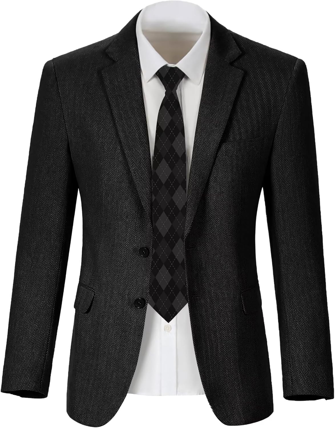 Kids Blazers for Boys Suit Blazer Herringbone Retro Tuxedo