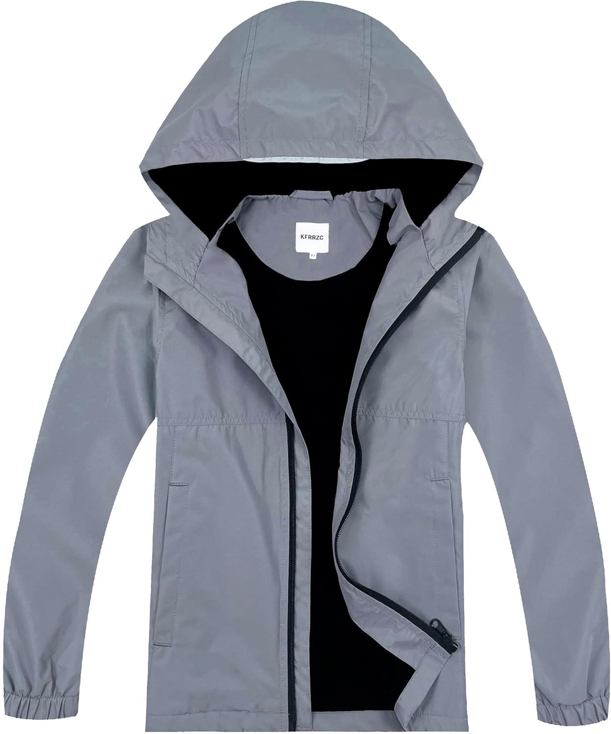 Boys Rain Jackets Waterproof Hooded Lightweight Windbreakers