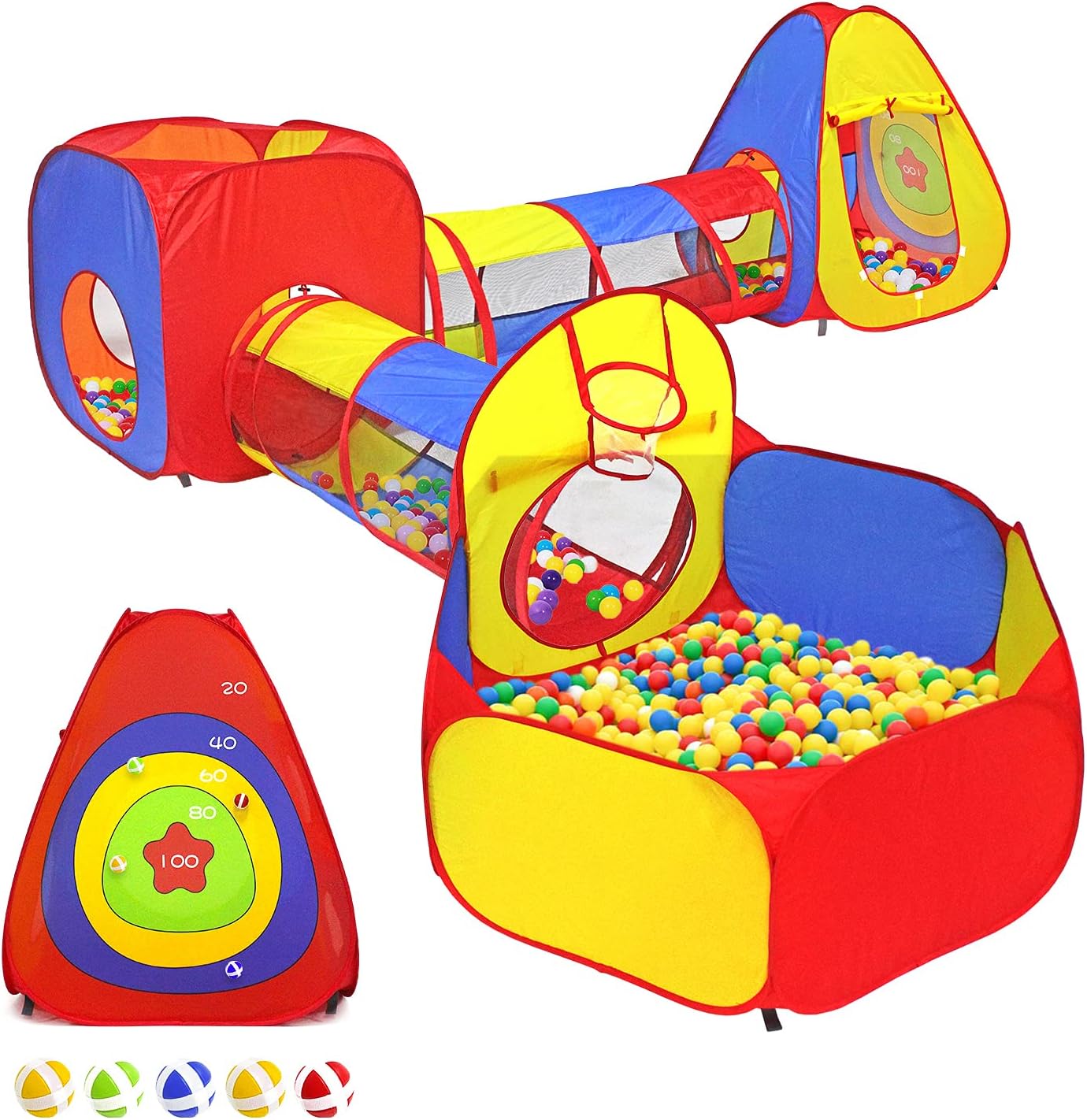 YOOBE 5-in-1 Jungle Gym Play Tent Set - Ultimate Fun for Kids!