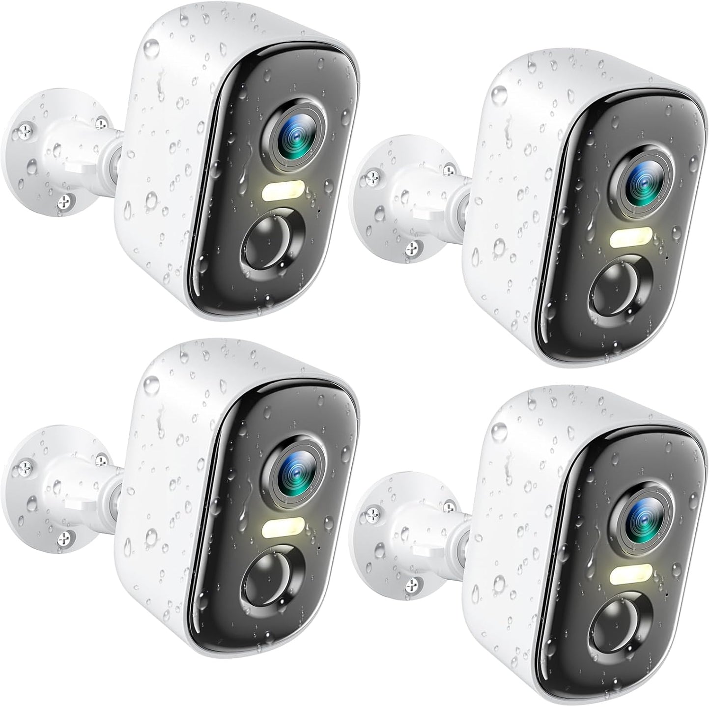 MISECU 2K Wireless Security Cameras: Motion Detection, Color Night Vision