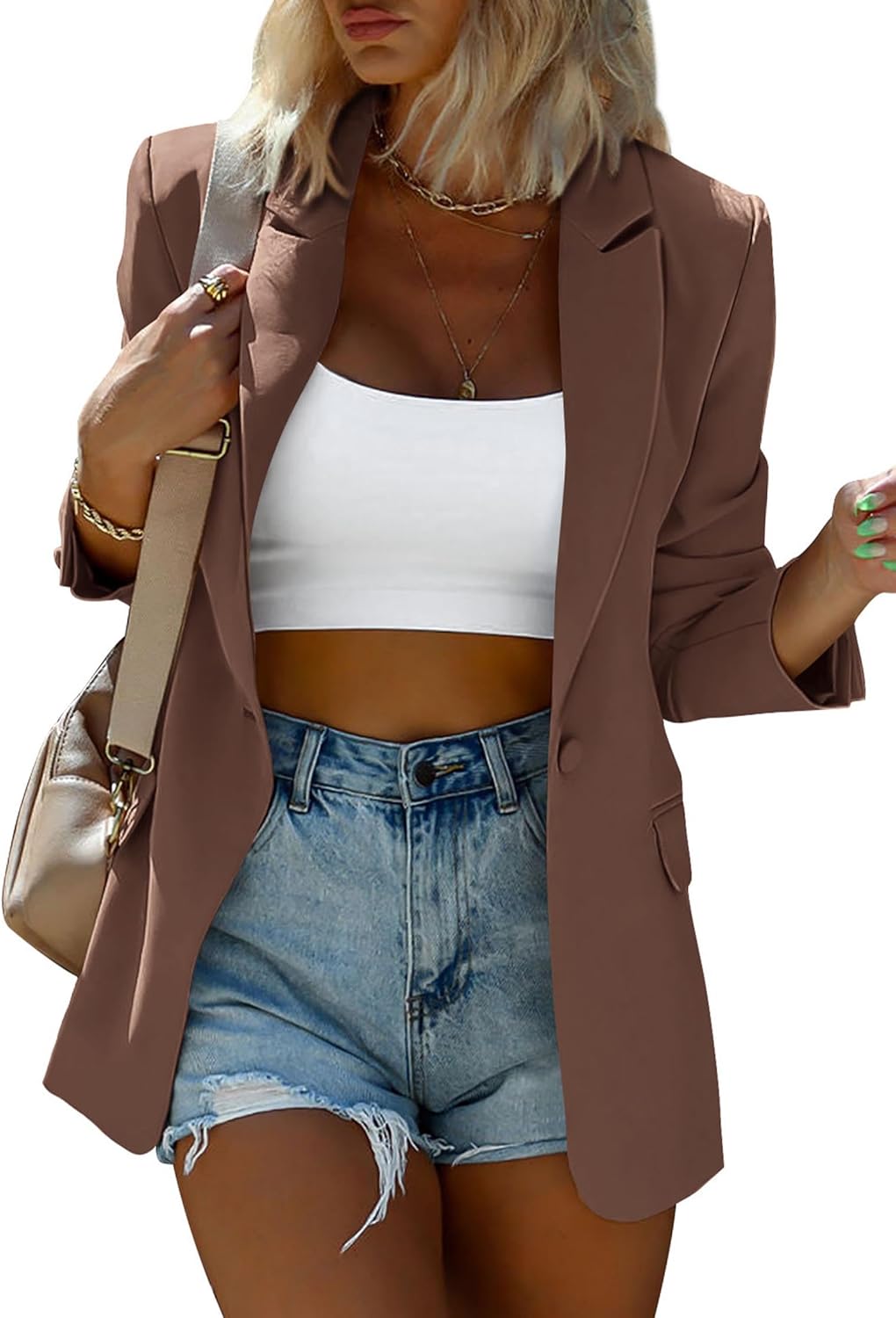 KIRUNDO Womens Blazer for Business Casual and Work Wear