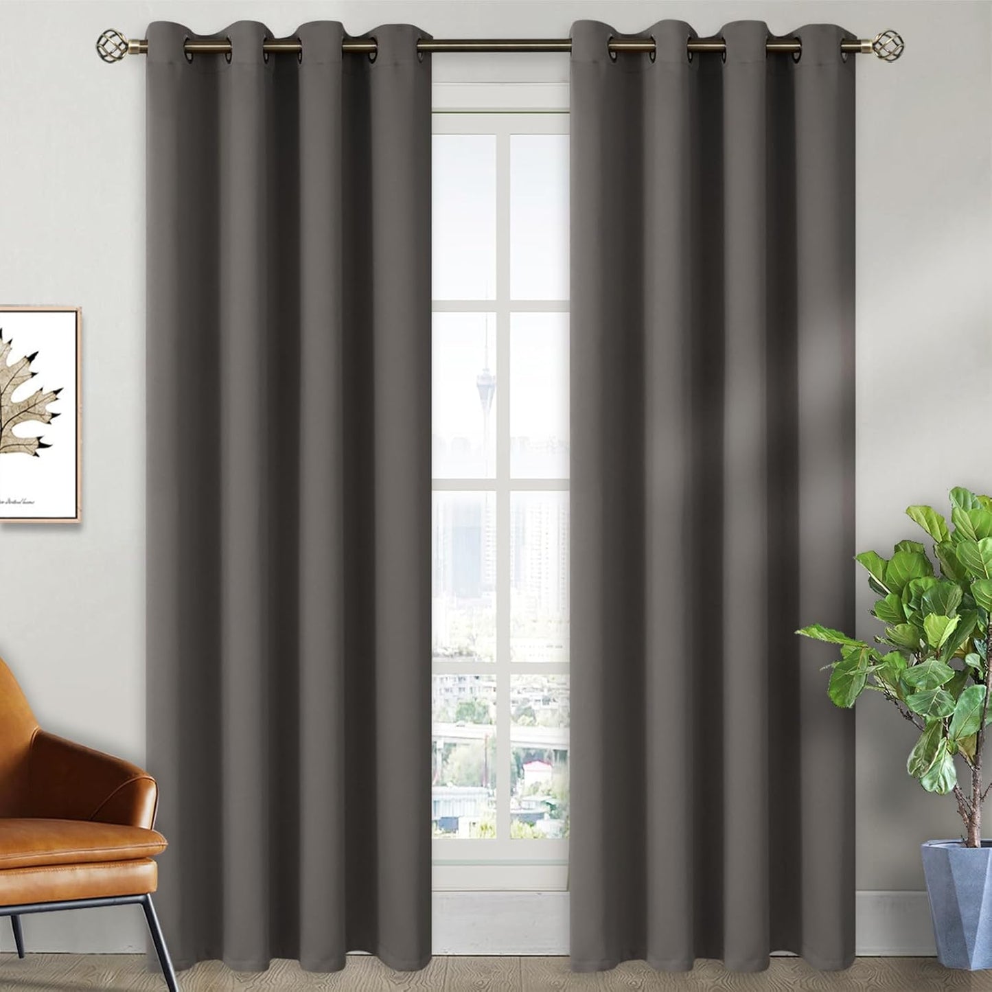 BGment Blackout Curtains for Bedroom - Thermal Insulated Panels