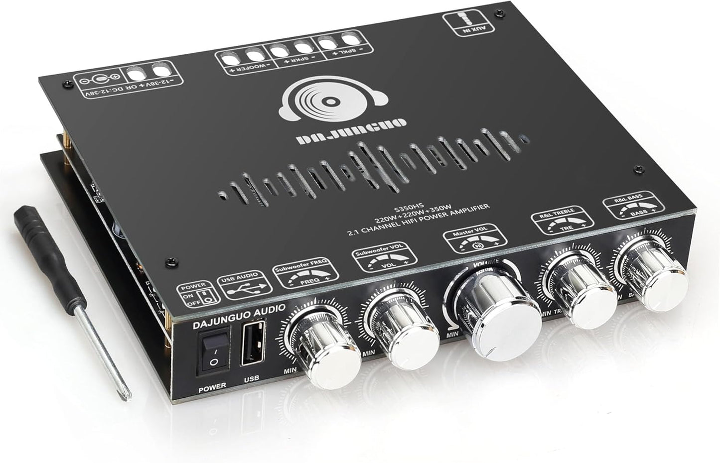 Enhanced Sound Experience: S350HS 2.1 Channel Amplifier