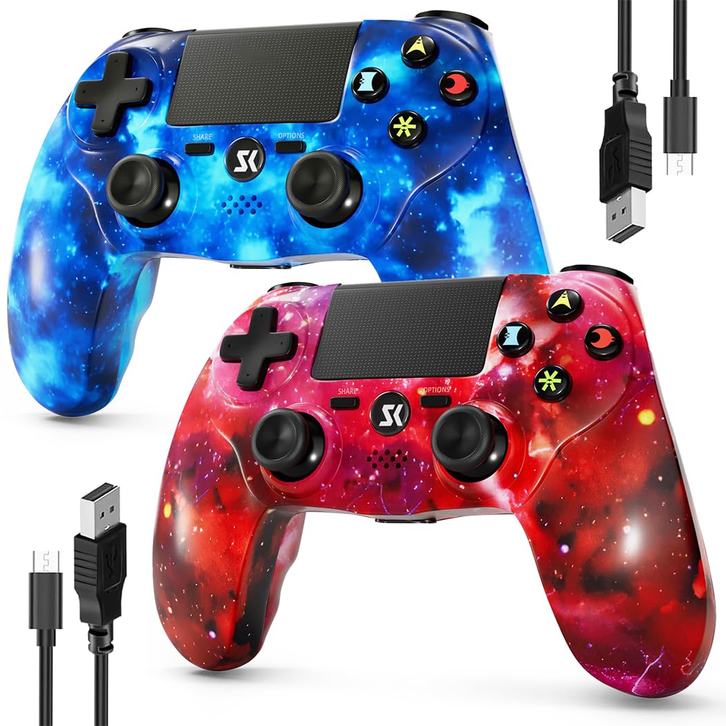 Kujian Wireless Controller for PS4 with Double Vibration Features