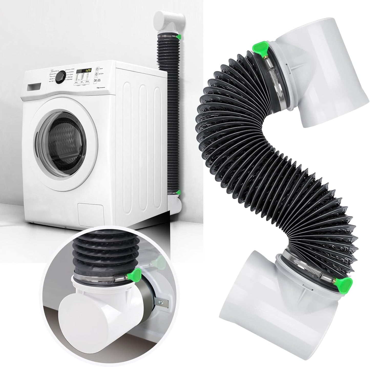 Dryer Vent Hose for Tight Space - Efficient Indoor Vent Kit