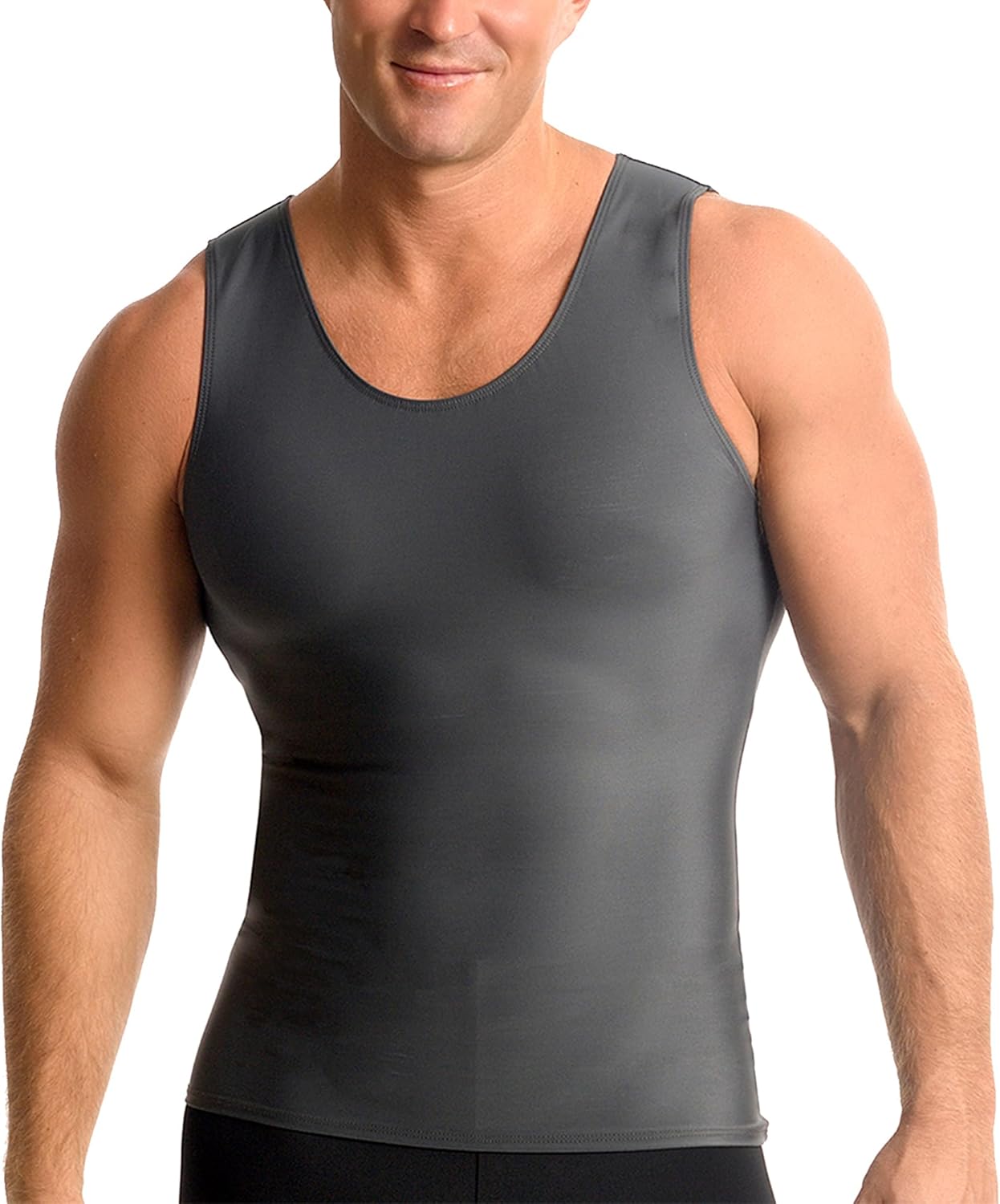 Insta Slim Compression Tank-Top Shapewear for Men - Tummy Control