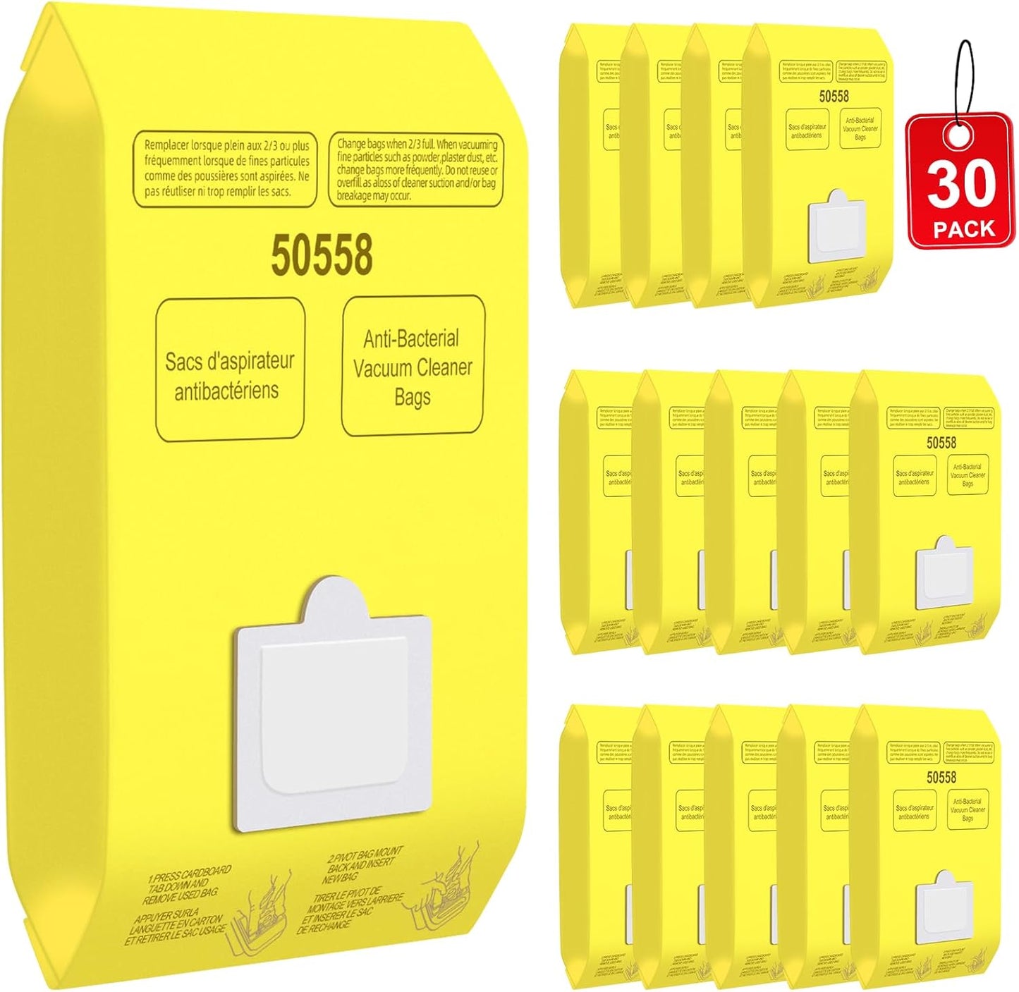 Thickened Vacuum Cleaner Bags for Kenmore Canister Type C/Q