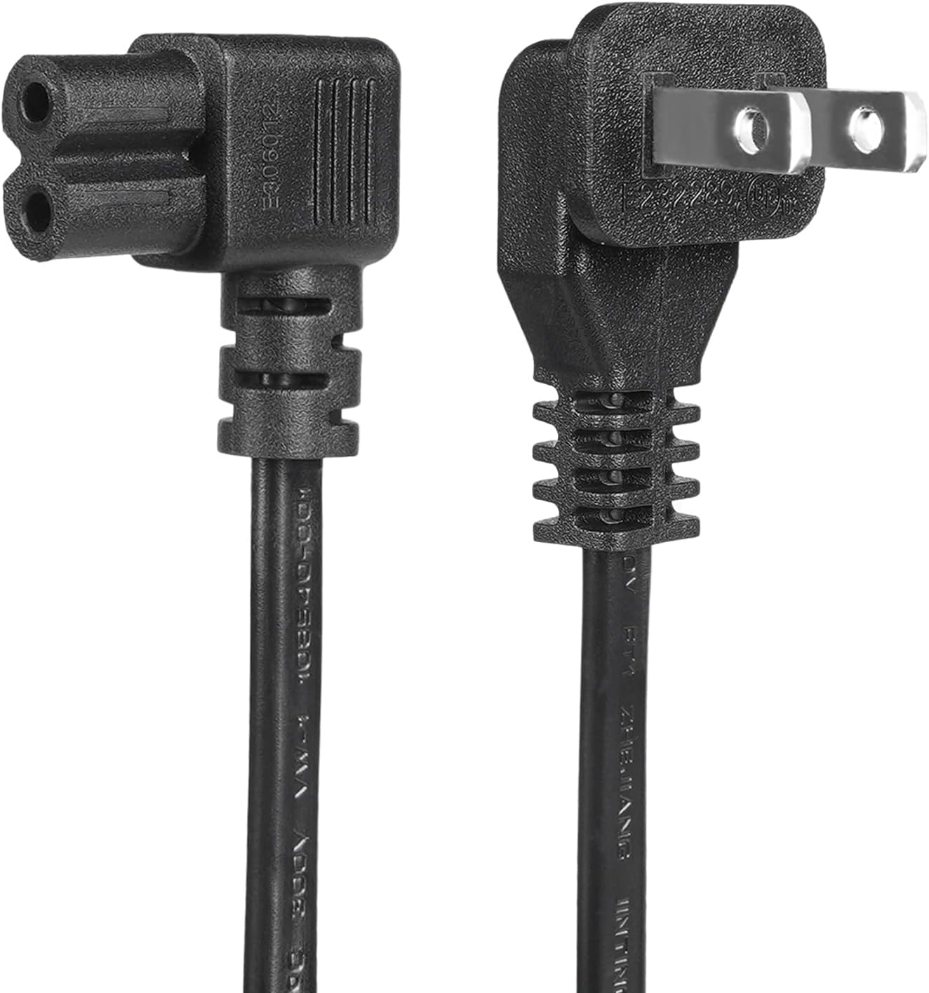 10ft Right Angle Power Cord for Samsung TV, TCL Roku, LG LED - TPLTECH