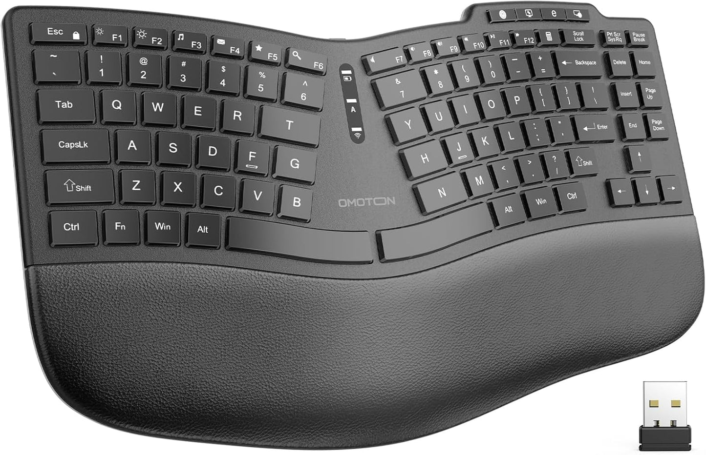 OMOTON Wireless Split Keyboard: Comfort & Silence