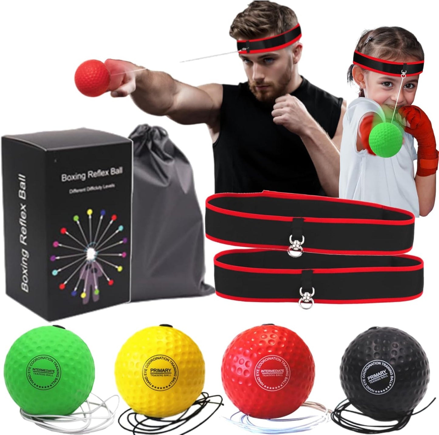 Speedy Reflex Training Set for Boxing Pros!