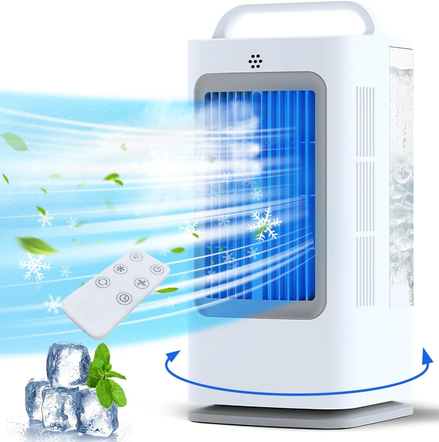 XAMATTS Portable Air Cooler - 3 Speeds, Remote Control