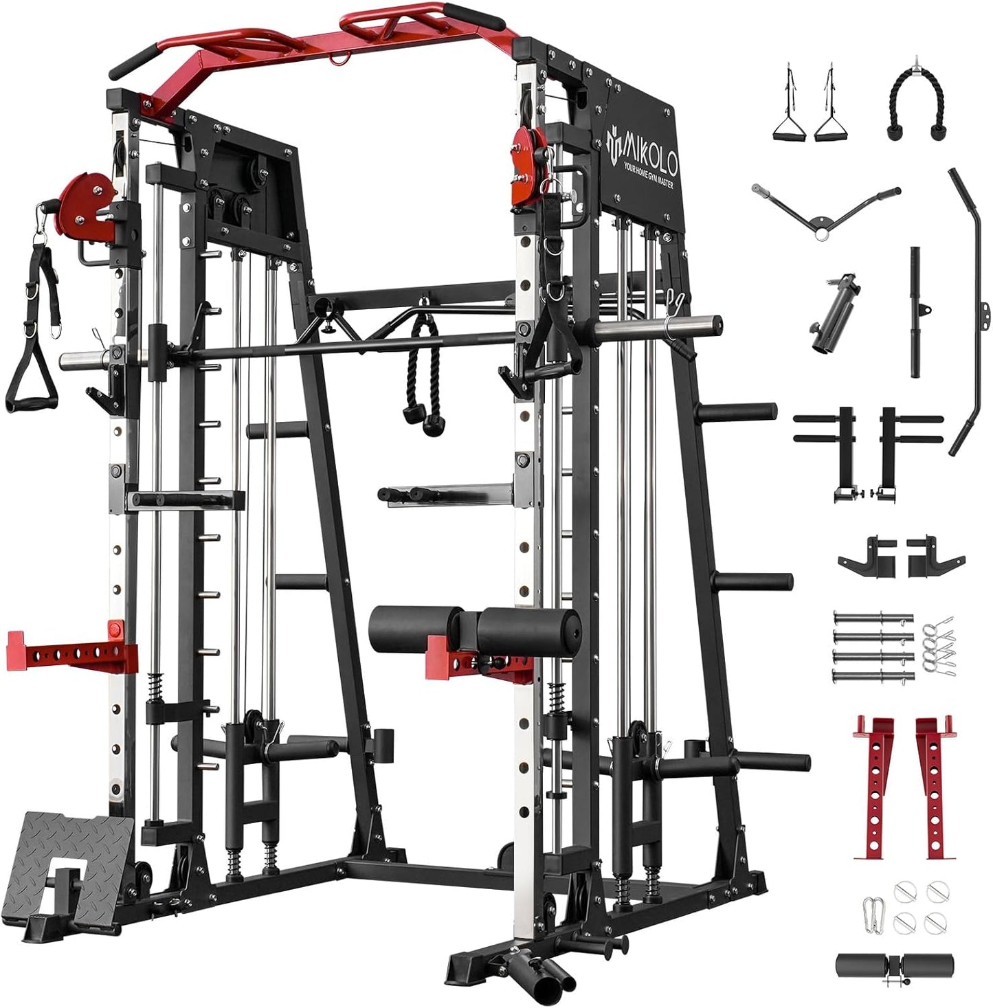 Mikolo 2200lbs Smith Machine for Total Body Workout