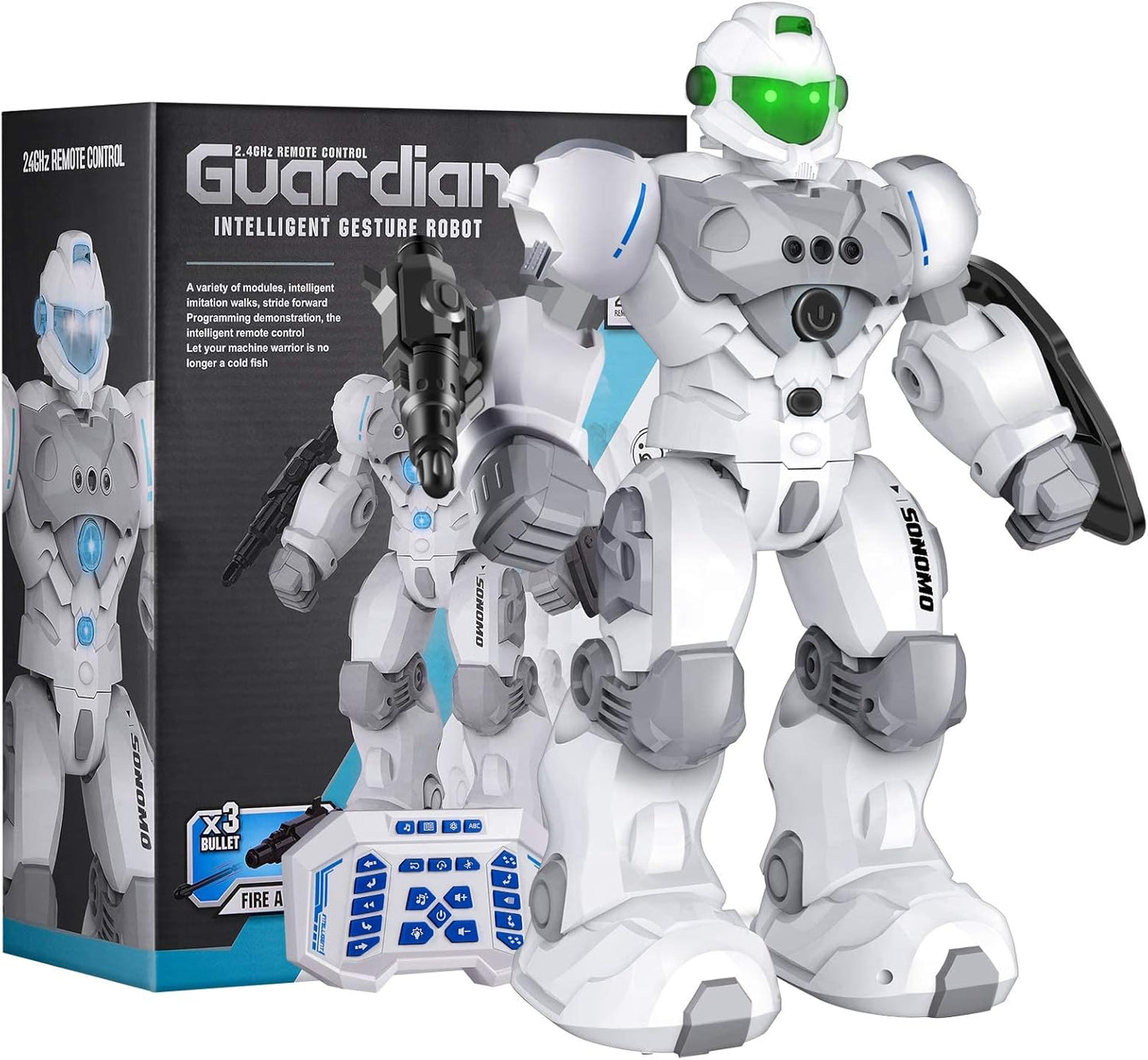 Interactive RC Programmable Robot for 6-9yo Boys