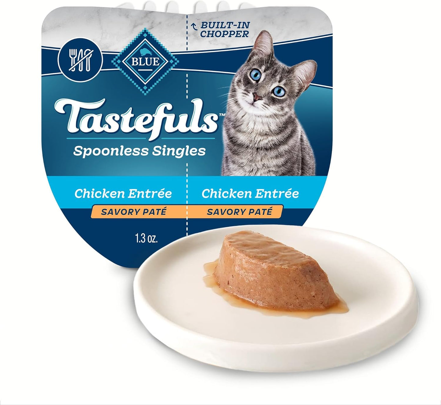 Blue Buffalo Tastefuls Spoonless Singles Wet Cat Food Pate