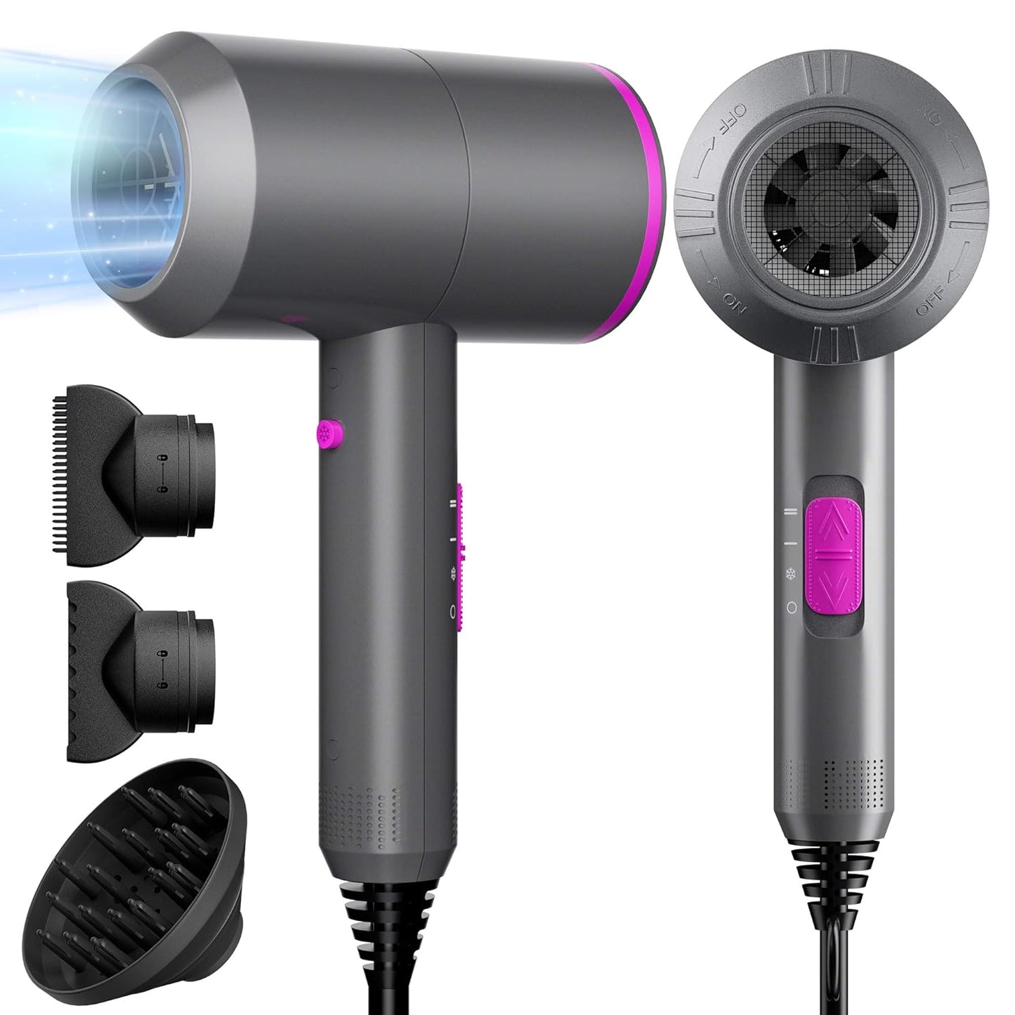 Fezax 2000W Ionic Hair Dryer: Fast Drying & Salon-quality Results