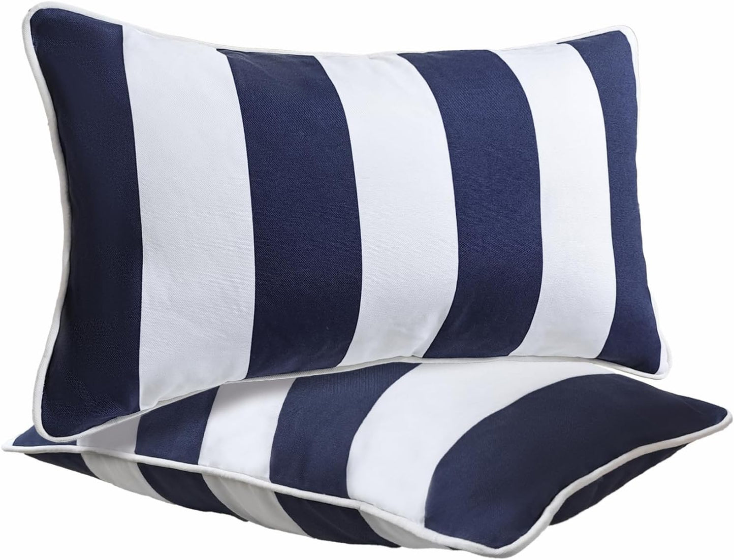 JMGBird Outdoor Lumbar Pillows - Waterproof Throw Pillows Set