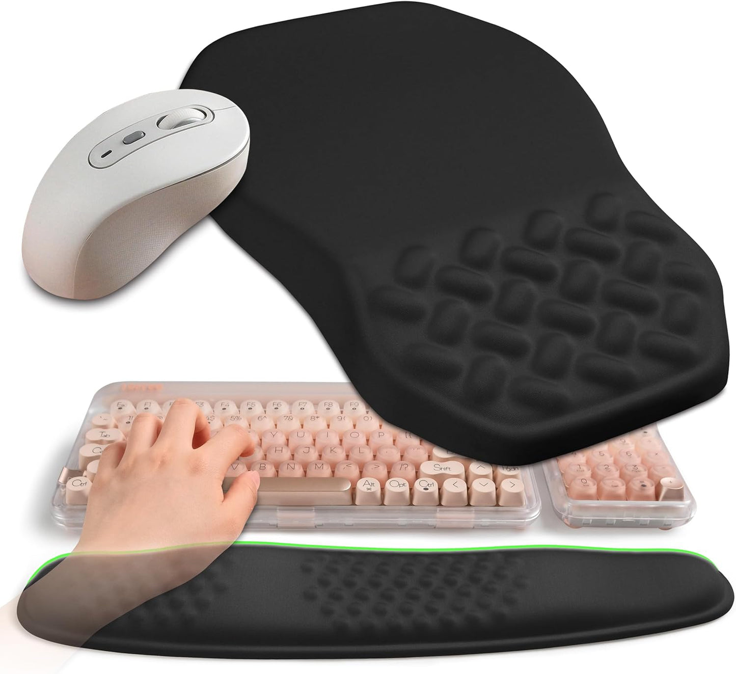 2-in-1 Ergonomic Set for Wrist Support and Pain Relief