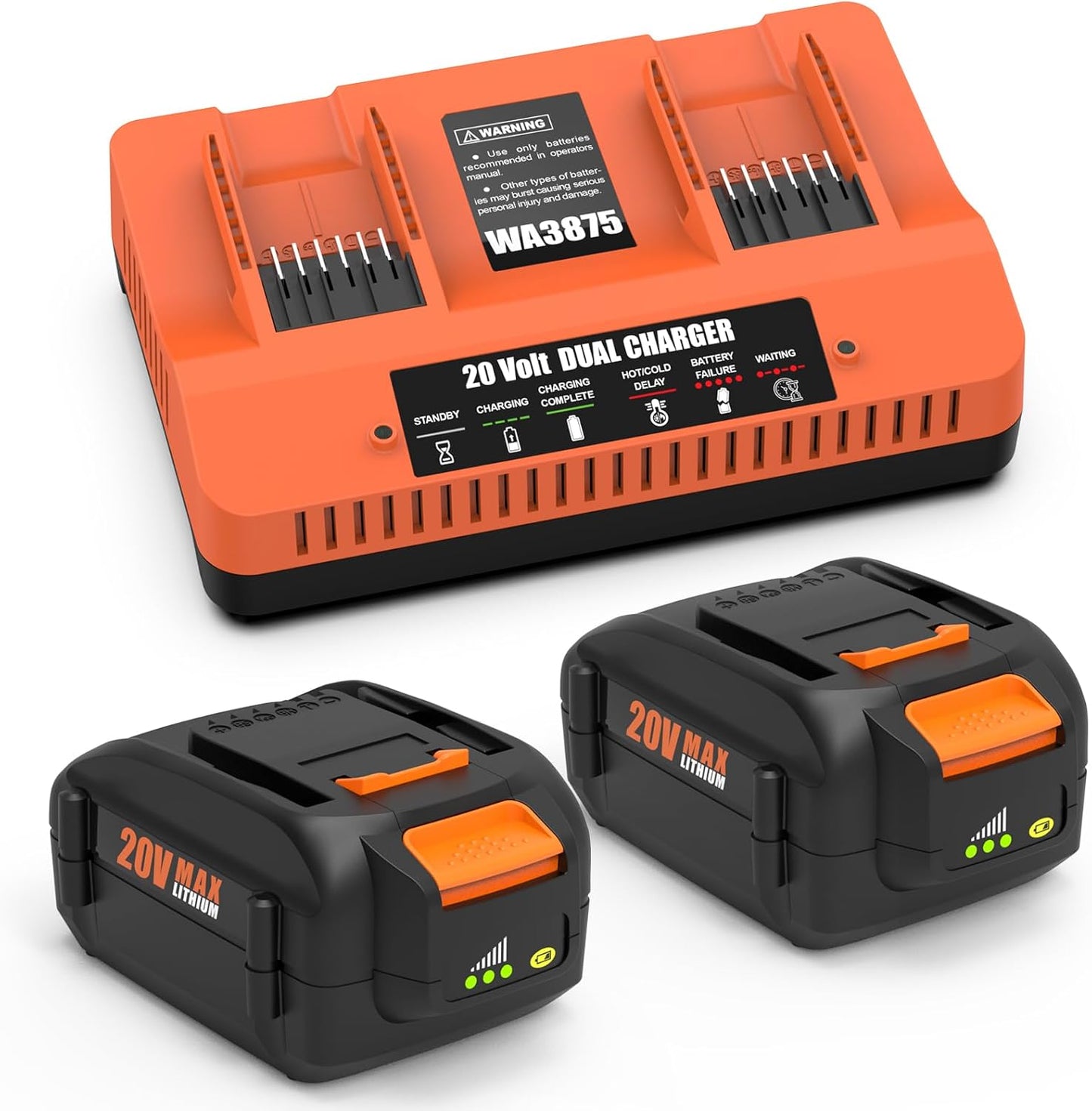 Power Up with 20V 6.0 Ah Battery Pack & Charger Combo!