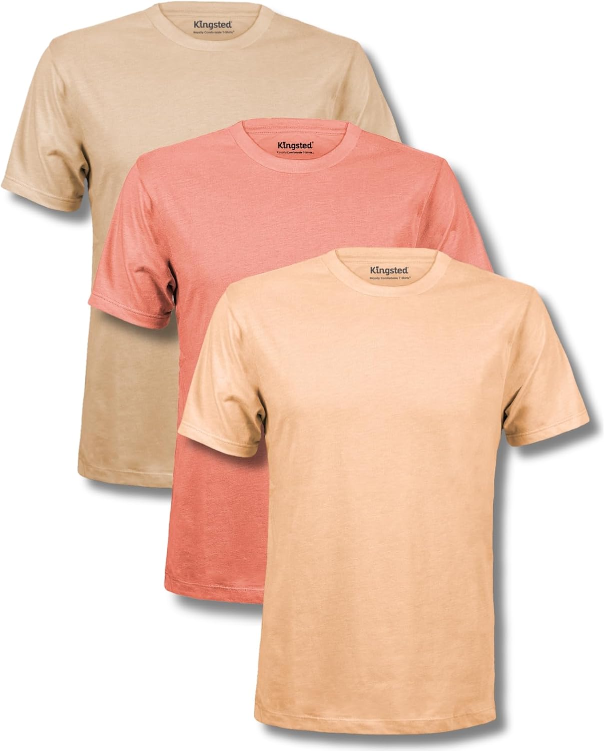 Kingsted Men's T-Shirts Pack - Super Soft Classic Tees