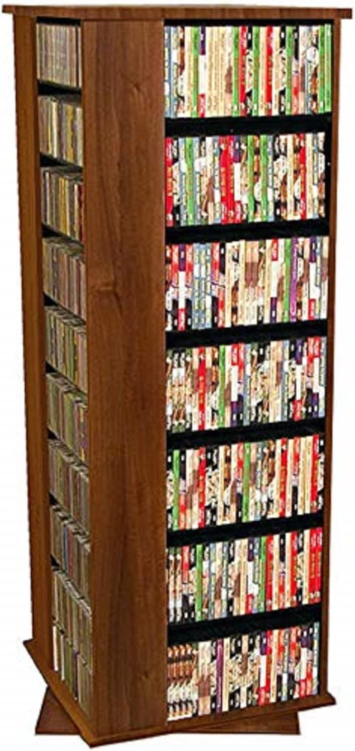 Venture Horizon Revolving Media Tower for CDs, DVDs, and Games