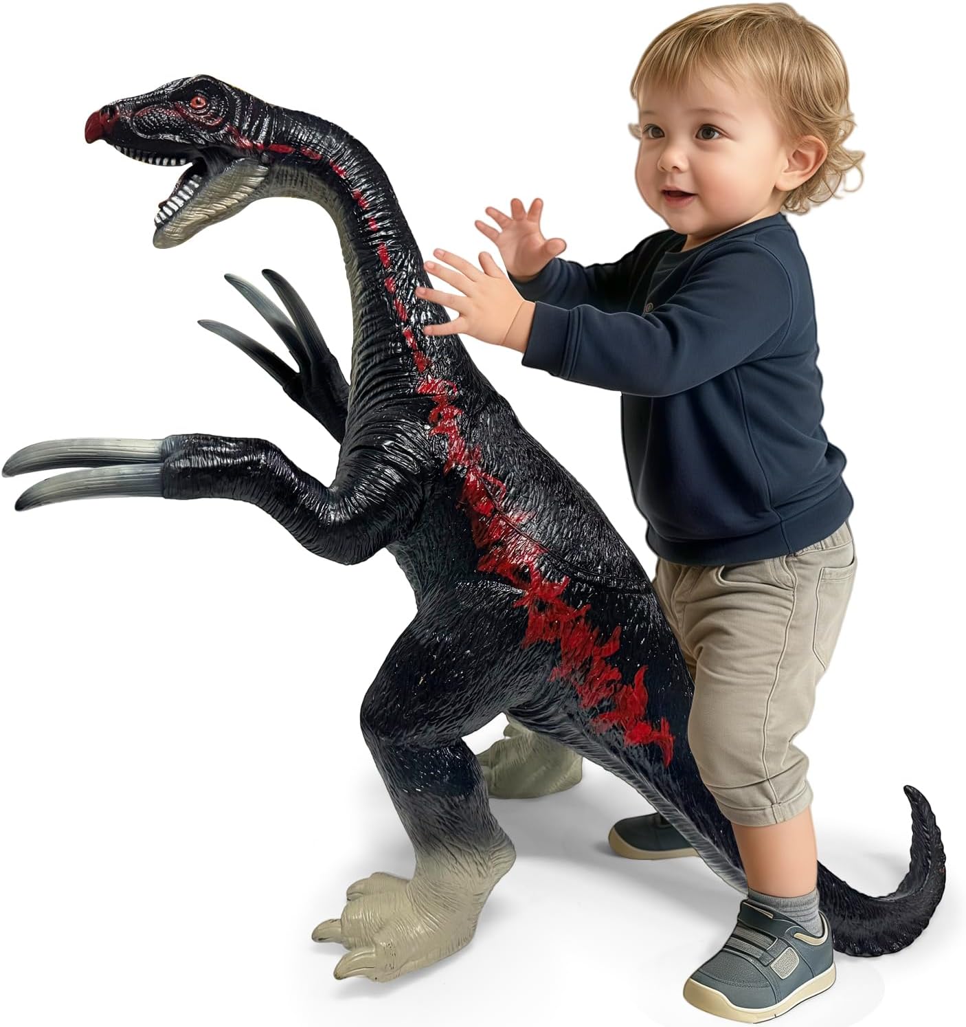 Big Therizinosaurus Dinosaur Toy for Kids 3-5, Perfect Gift