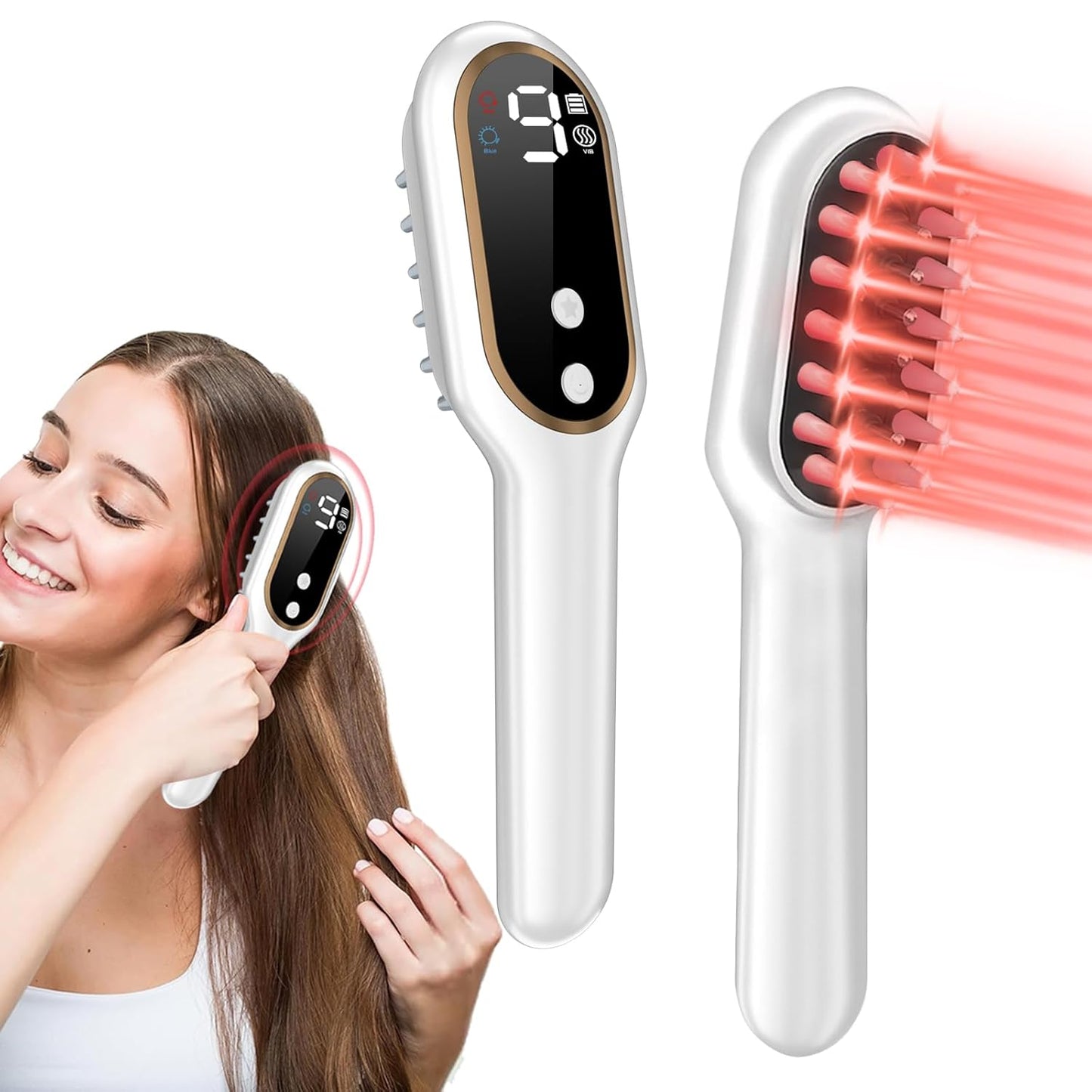 Laser Hair Growth Comb for Thicker, Healthier Hair Growth