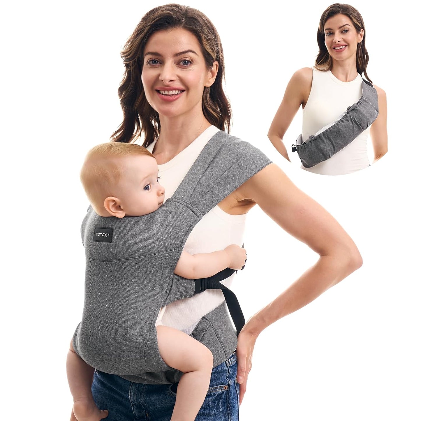 Momcozy Portable Baby Carrier for Effortless Travel and Comfort