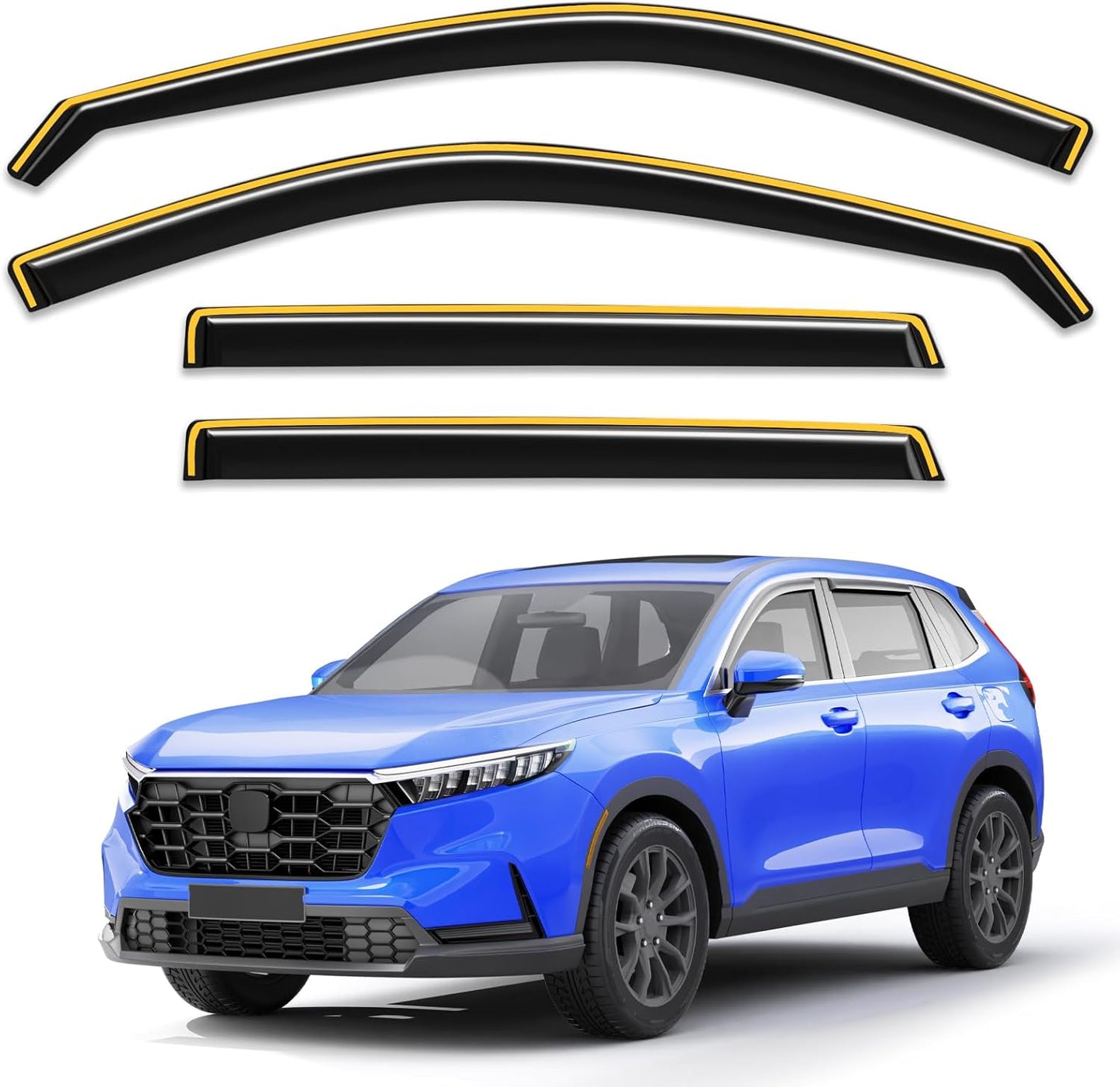 In-Channel Rain Guards for Honda CR-V 2023 2024 2025 Models