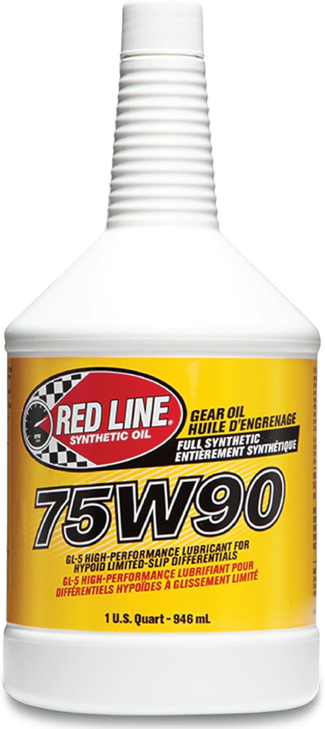 Red Line 57904 75W90 GL-5 Synthetic Gear Oil for Differentials