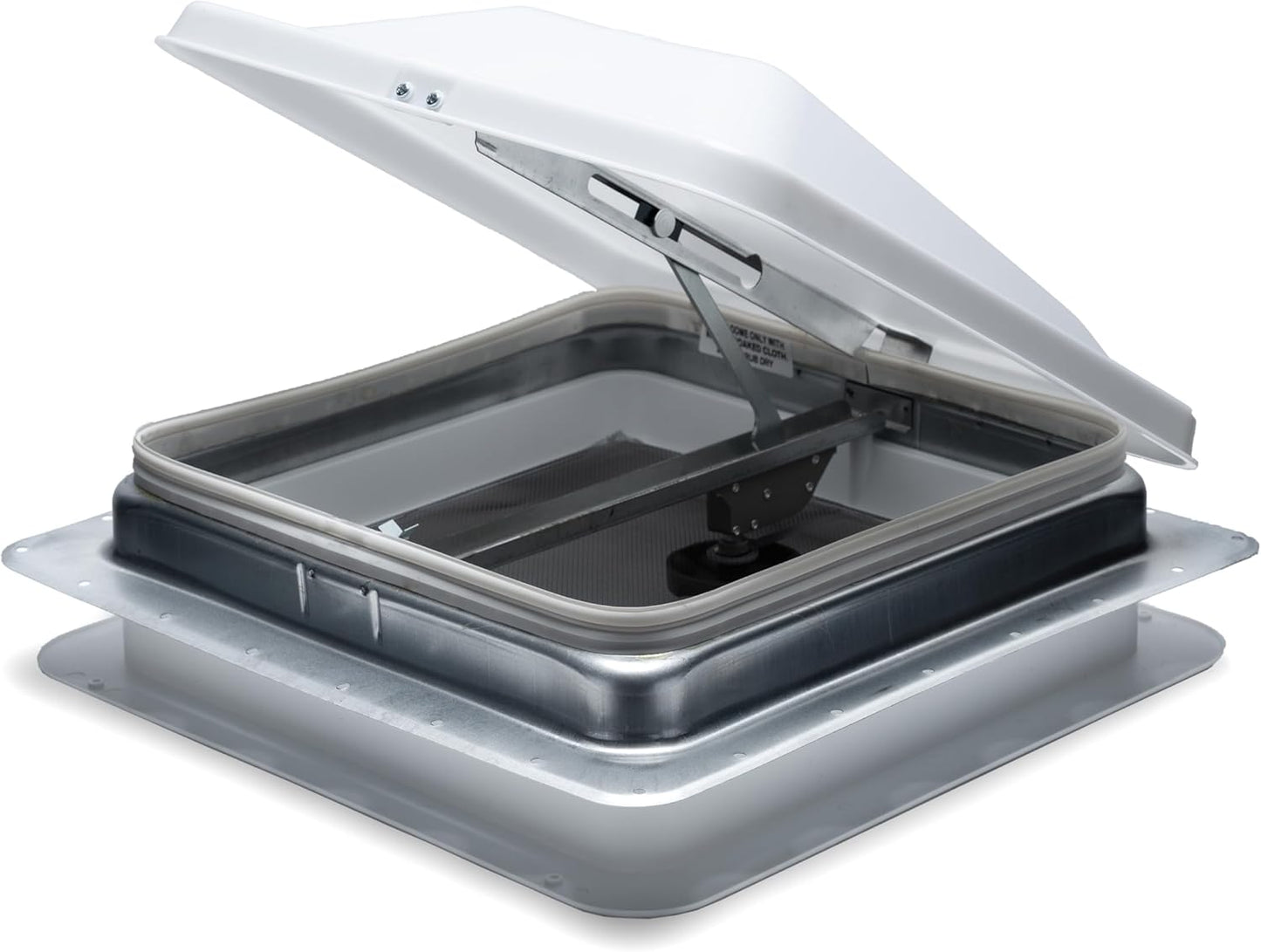 HENGS INDUSTRIES 14in White Cargo Universal Roof Vent for RVs