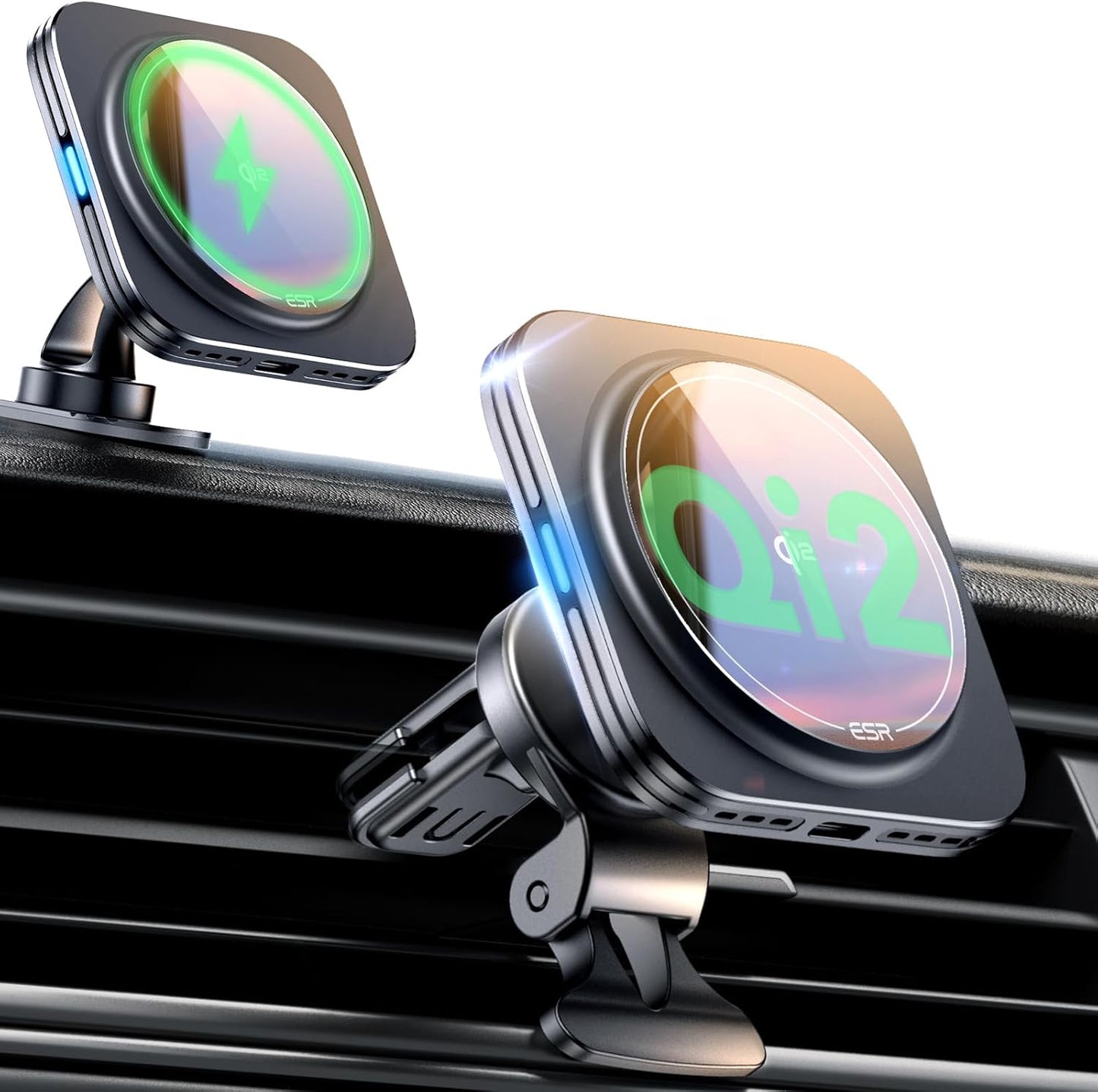 ESR 15W MagSafe Car Mount Charger: Fast Qi2-Certified Charging