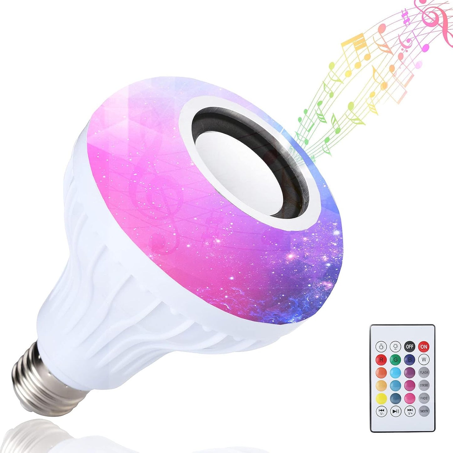 Color-Changing Bluetooth Speaker Light for Home